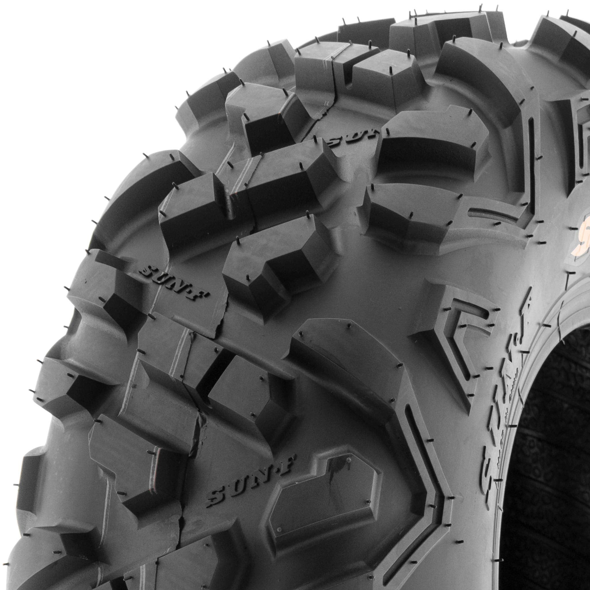 Pair of 2 SunF Power.II All-terrain ATV UTV Off Road Tires 18x7-7 18x7x7,6 PR Tubeless A051
