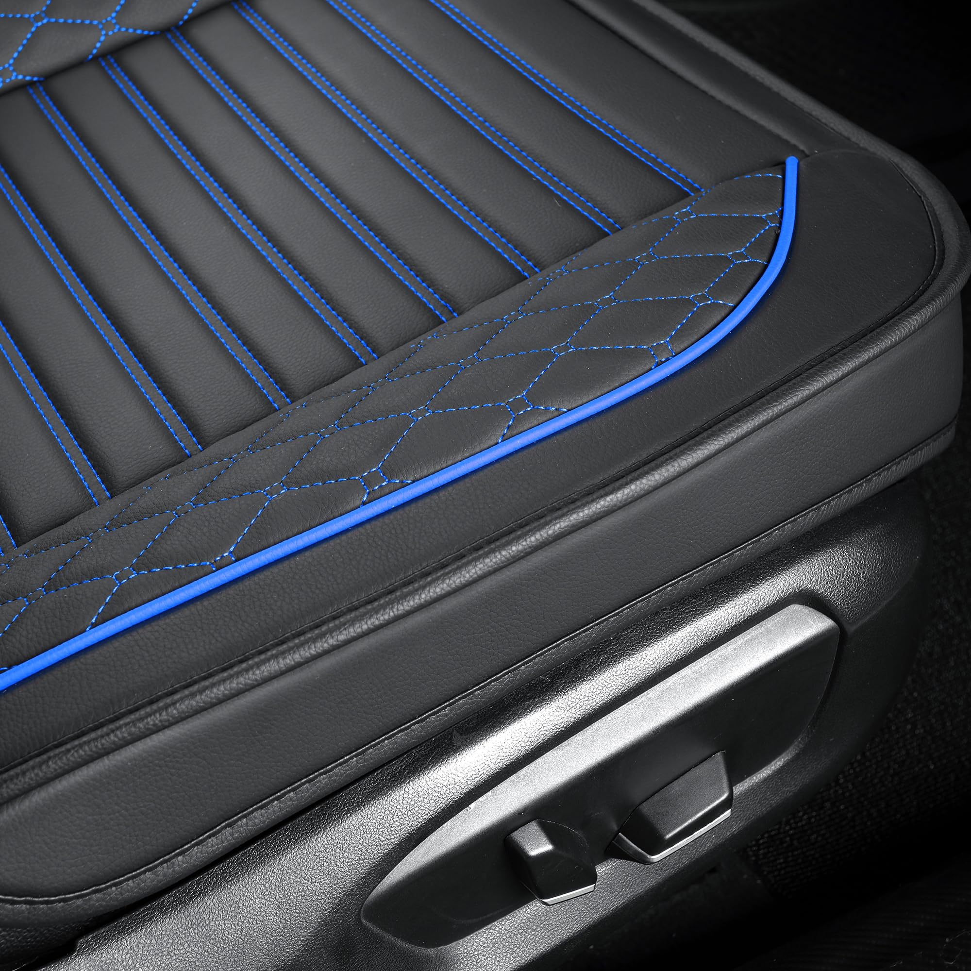 Vankerful Leather Seat Covers For Cars,Car Seat Covers Front Seats Only,Automotive Seat Covers For Trucks,Suv,Leatherette,Univer
