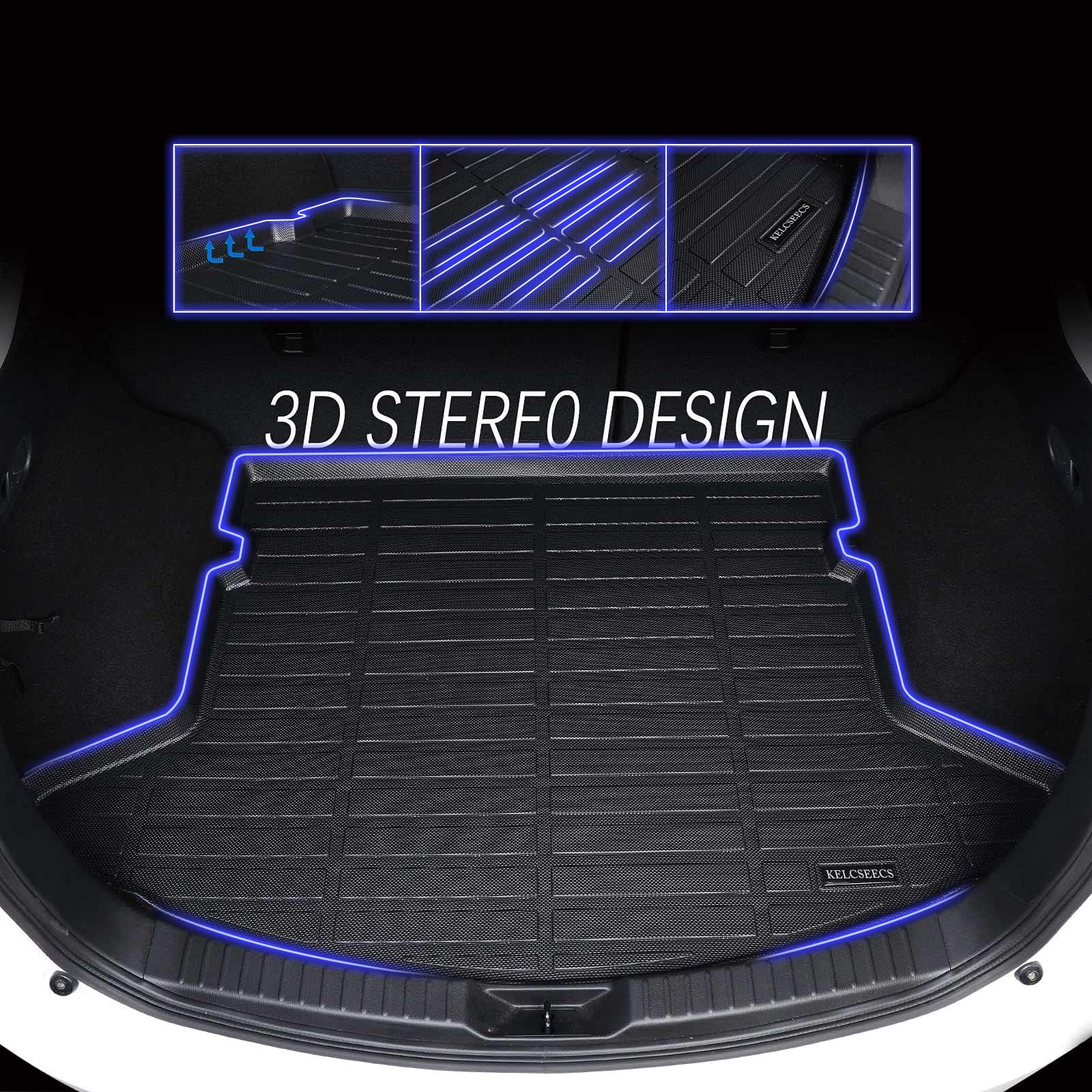 KELCSEECS Floor Mats & Cargo Liner for 2014 2015 2016 2017 2018 2019 Corolla only Sedan All Weather Car Mats Automotive Trunk Ma