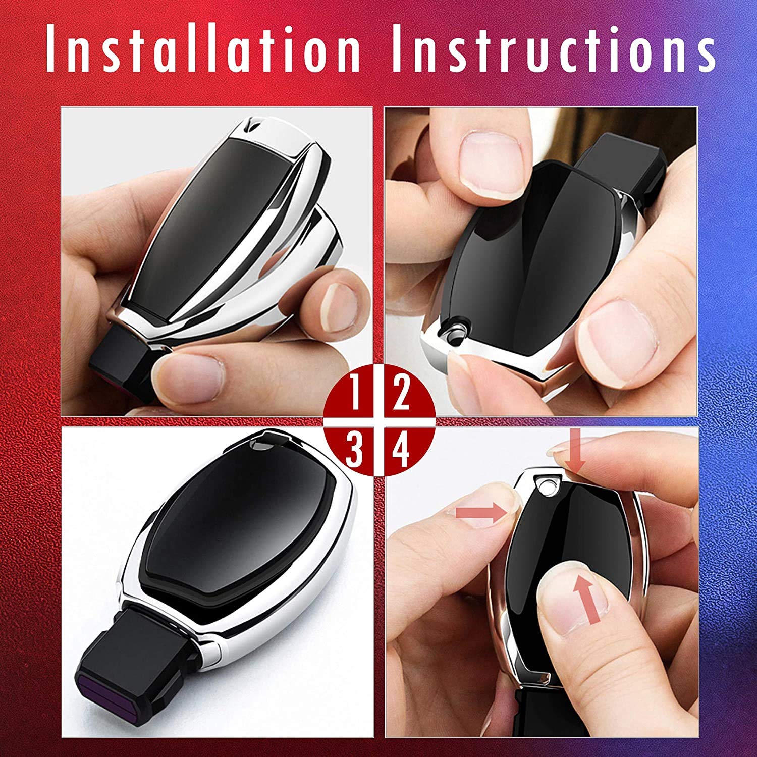 Tukellen For Mercedes Benz Keychains With Key Fob Cover Special Soft Tpu Key Case Cover Protector Compatible With Mercedes Benz