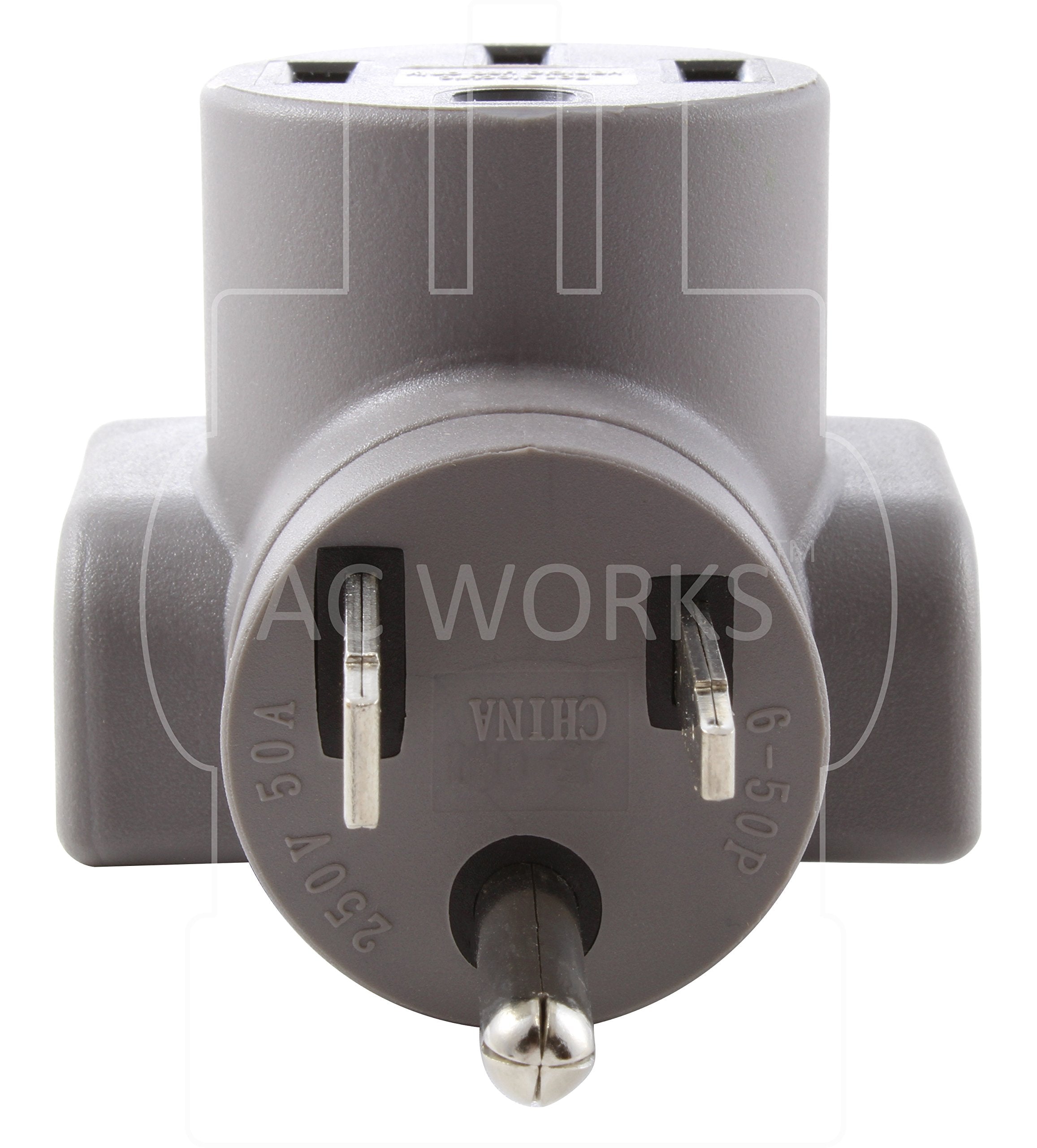Ac Works Ev Charging Adapter For Tesla Use (6-50 50A 250V Welder To Tesla)