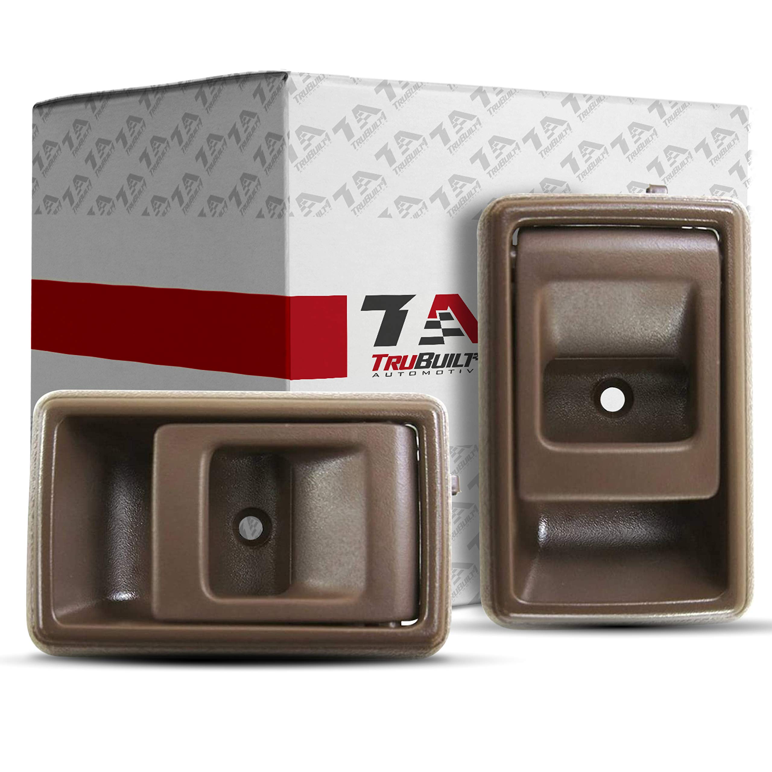 T1A Pair of Interior Door Handle Replacements for 1989-1992 Toyota Corolla, Fits Right and Left Sides, Also Fits Toyota Tacoma, 