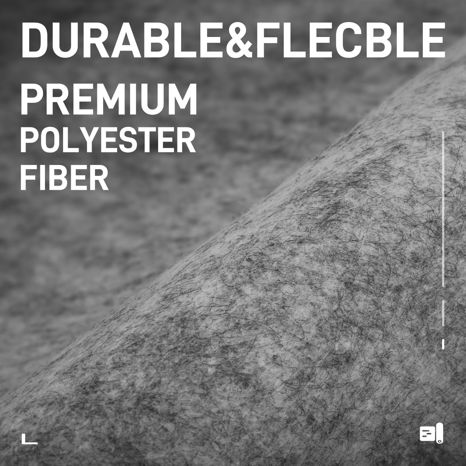 Halero 78''x40'' Light Gray Underfelt Carpet for Speaker, Sub Box Carpet, Auto, RV, Boat, Marine, Truck, Car Trunk Felt Fabric M