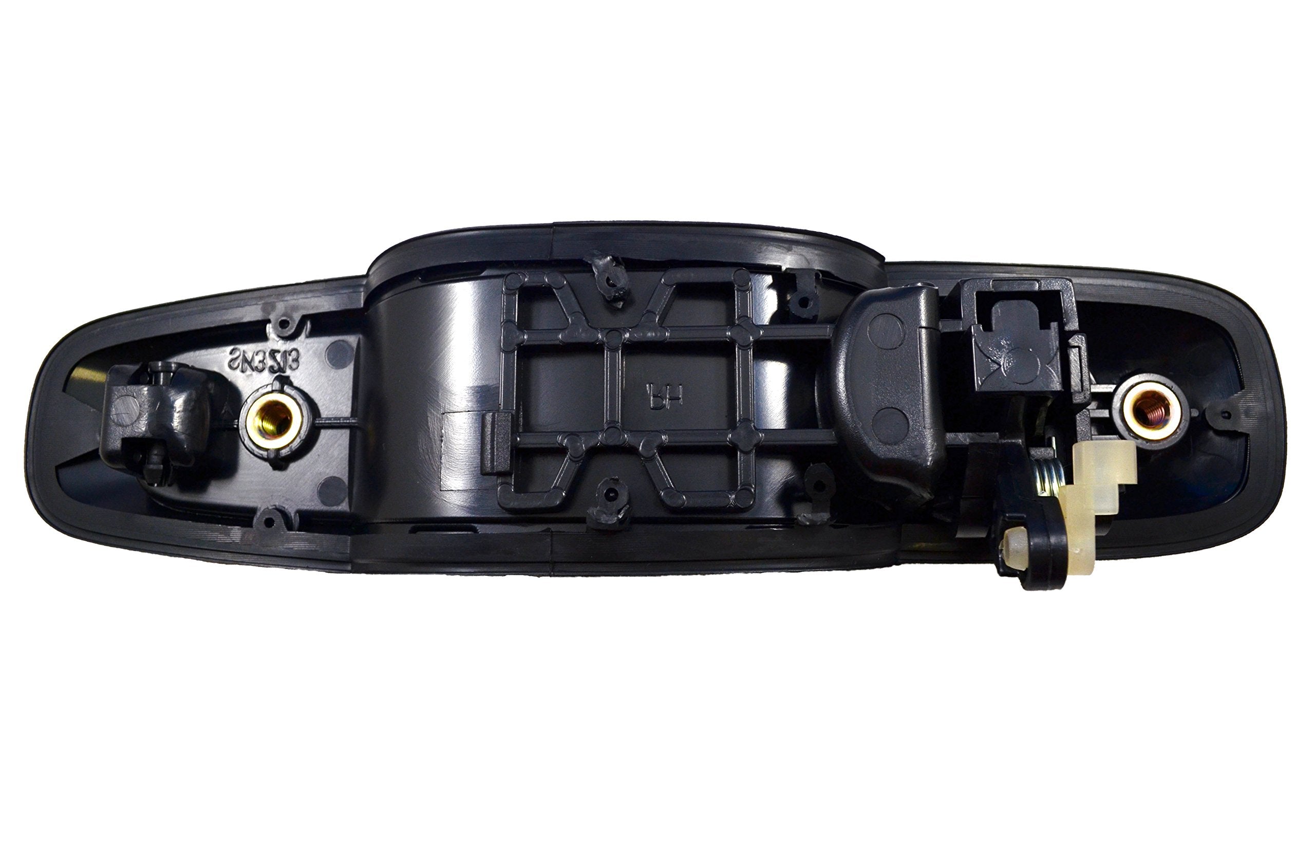 Pt Auto Warehouse Sz-3213S-Lh - Outside Exterior Outer Door Handle, Smooth Black - Driver Side