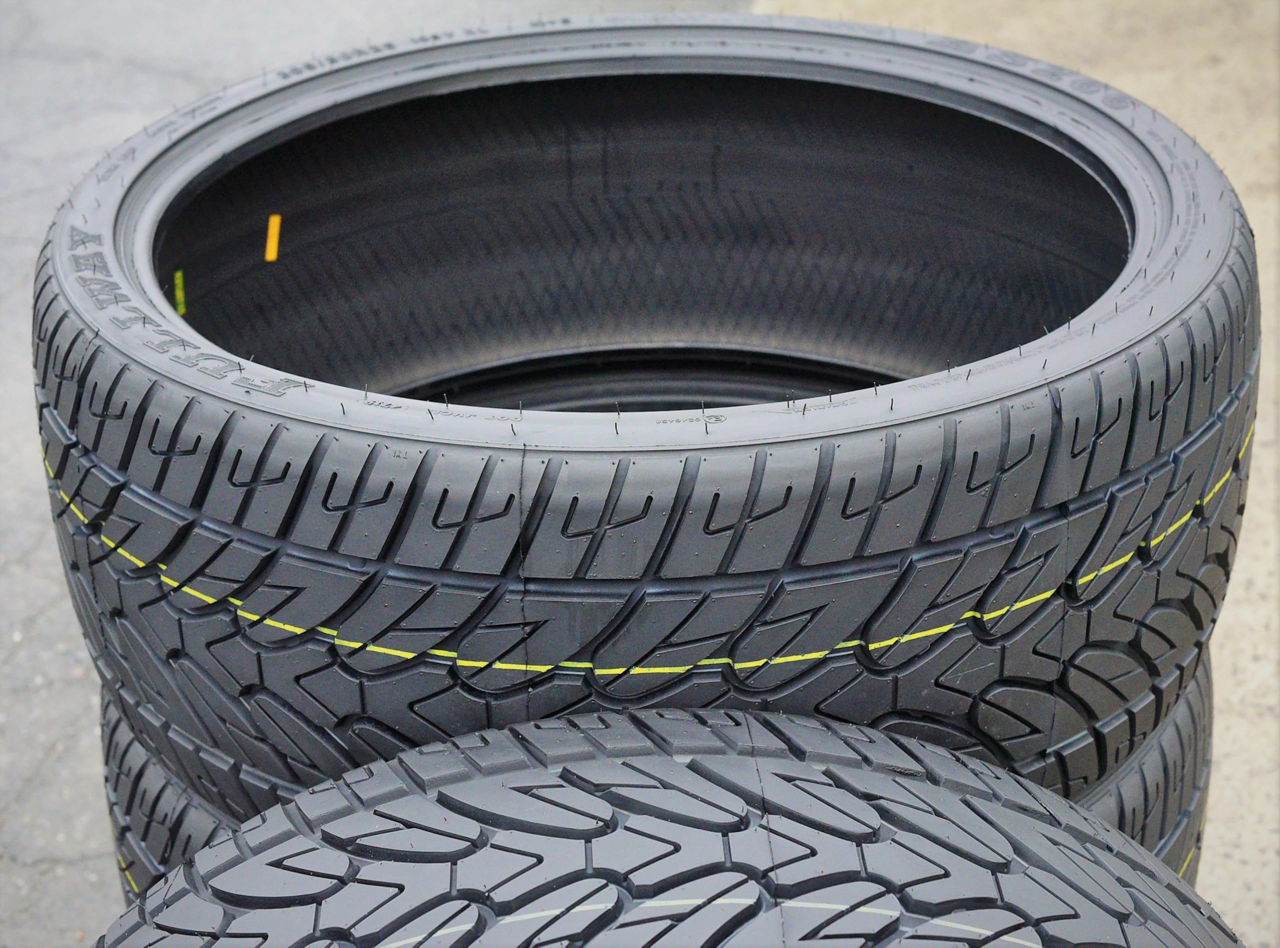 Fullway Hs266 All-Season Truck/Suv Performance Radial Tire-255/30R30 255/30/30 255/30-30 104V Load Range Xl 4-Ply Bsw Black Side