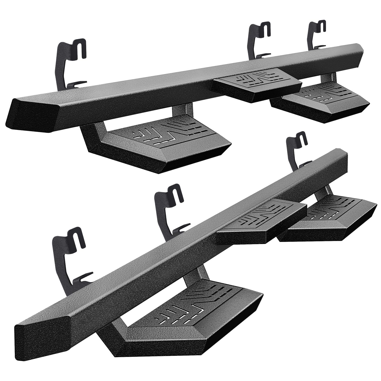 Pz Double Cab Running Boards For 2007-2018 Chevy Silverado/Gmc Sierra 1500, 2007-2019 For 2500Hd 3500Hd, 2019 Ld, Heavy Duty Car