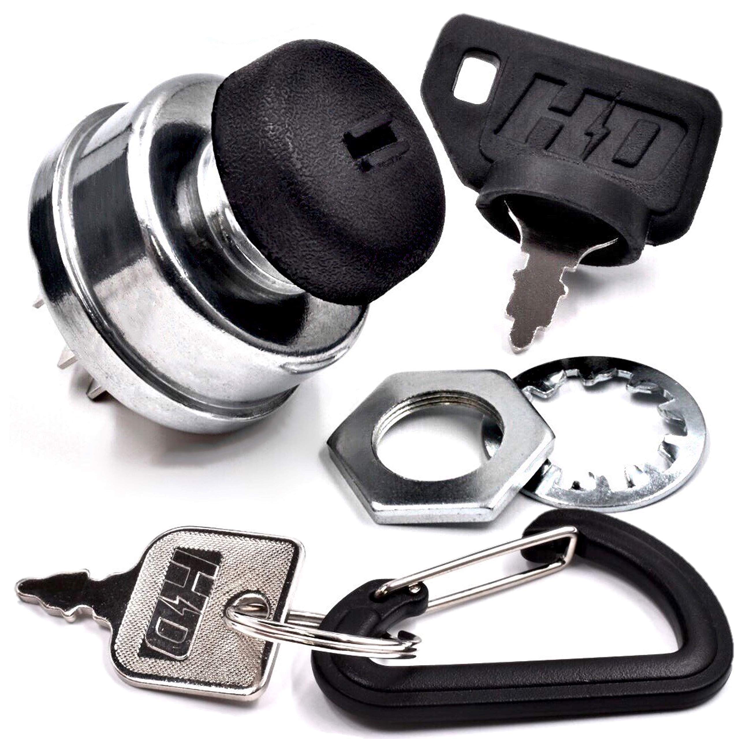 HD Switch AM38227 Starter Ignition Switch Fits John Deere 316 318 420-108 111 111H 112 112L 116 116H - GS25 GS30 GS45 GS75 - Inc