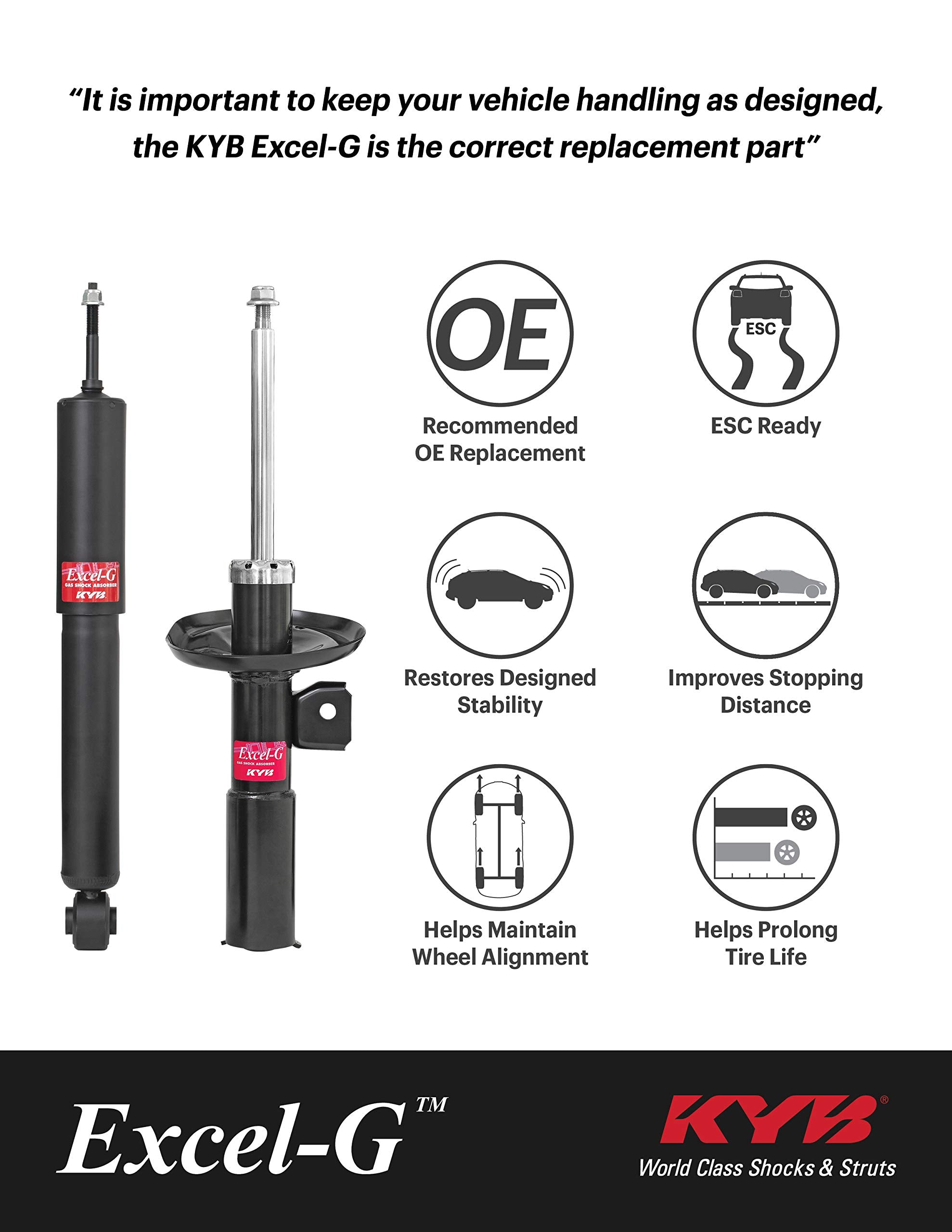 KYB 341302 Excel-G Gas Shock