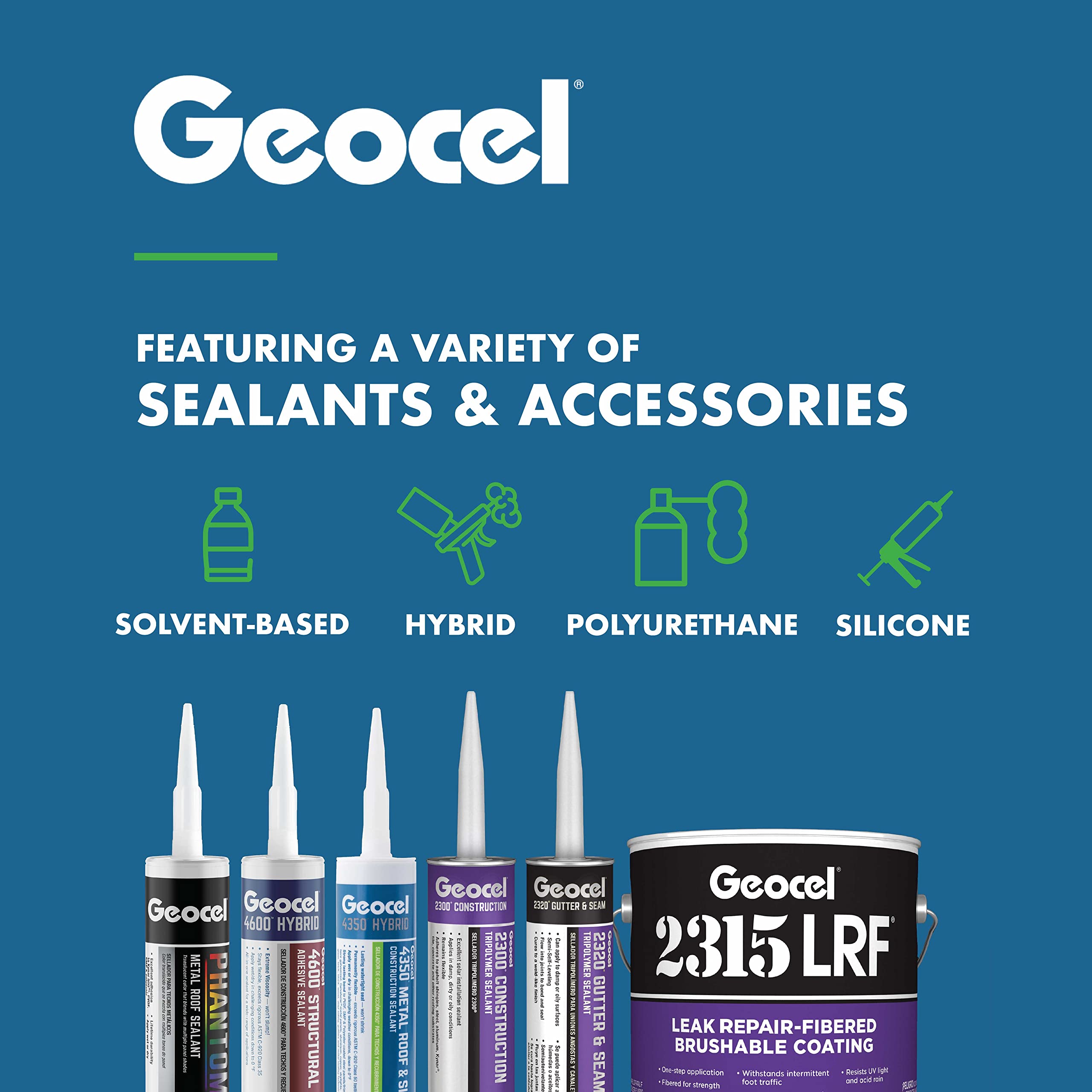 Geocel Pro Flex White RV Flexible Sealant - 10 oz - Silicone - Model GC28101