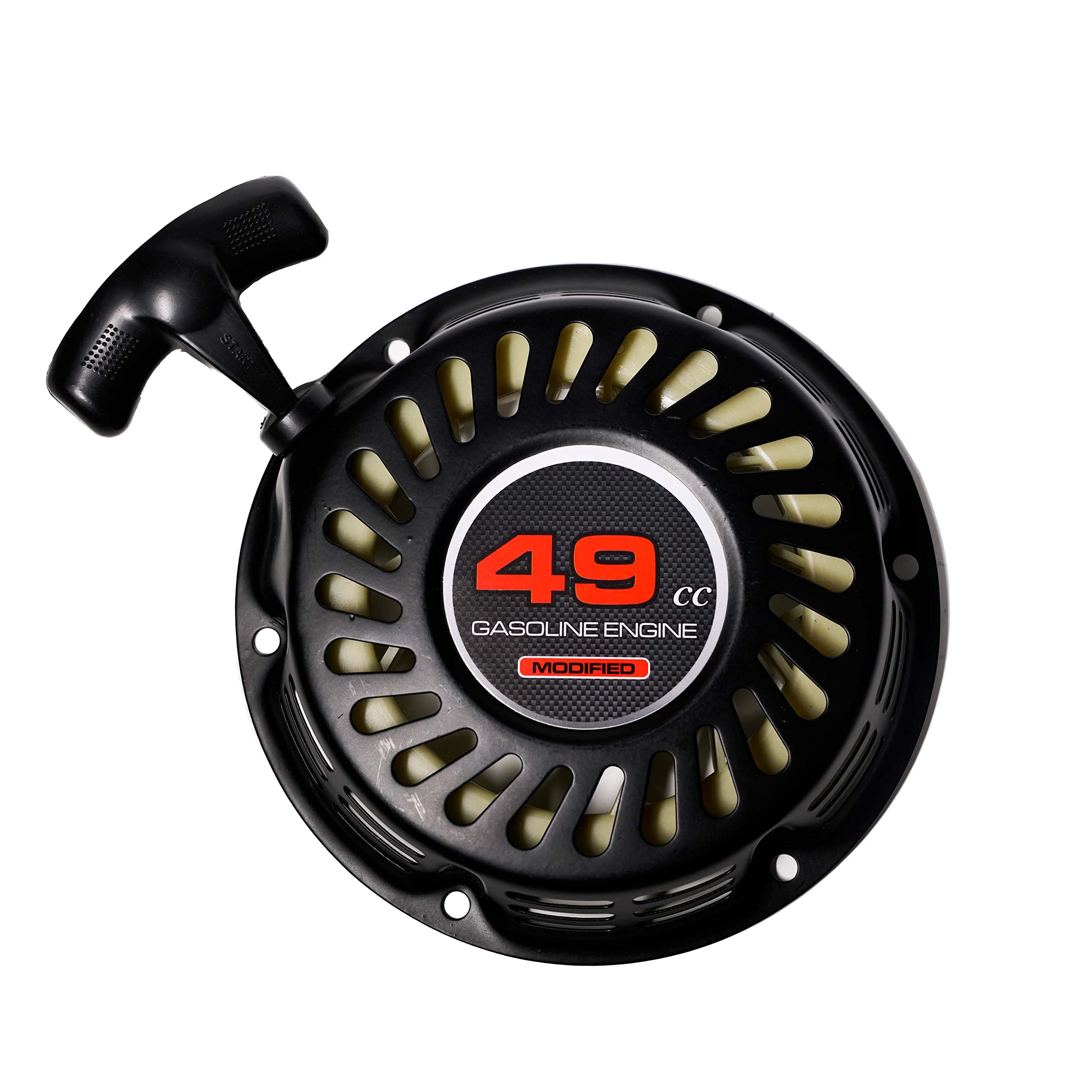 JMCHstore Pull Starter Sticker for 49cc Predator 212 Engine, Black Decals for Mini Bike & Go Kart, Model JM-49