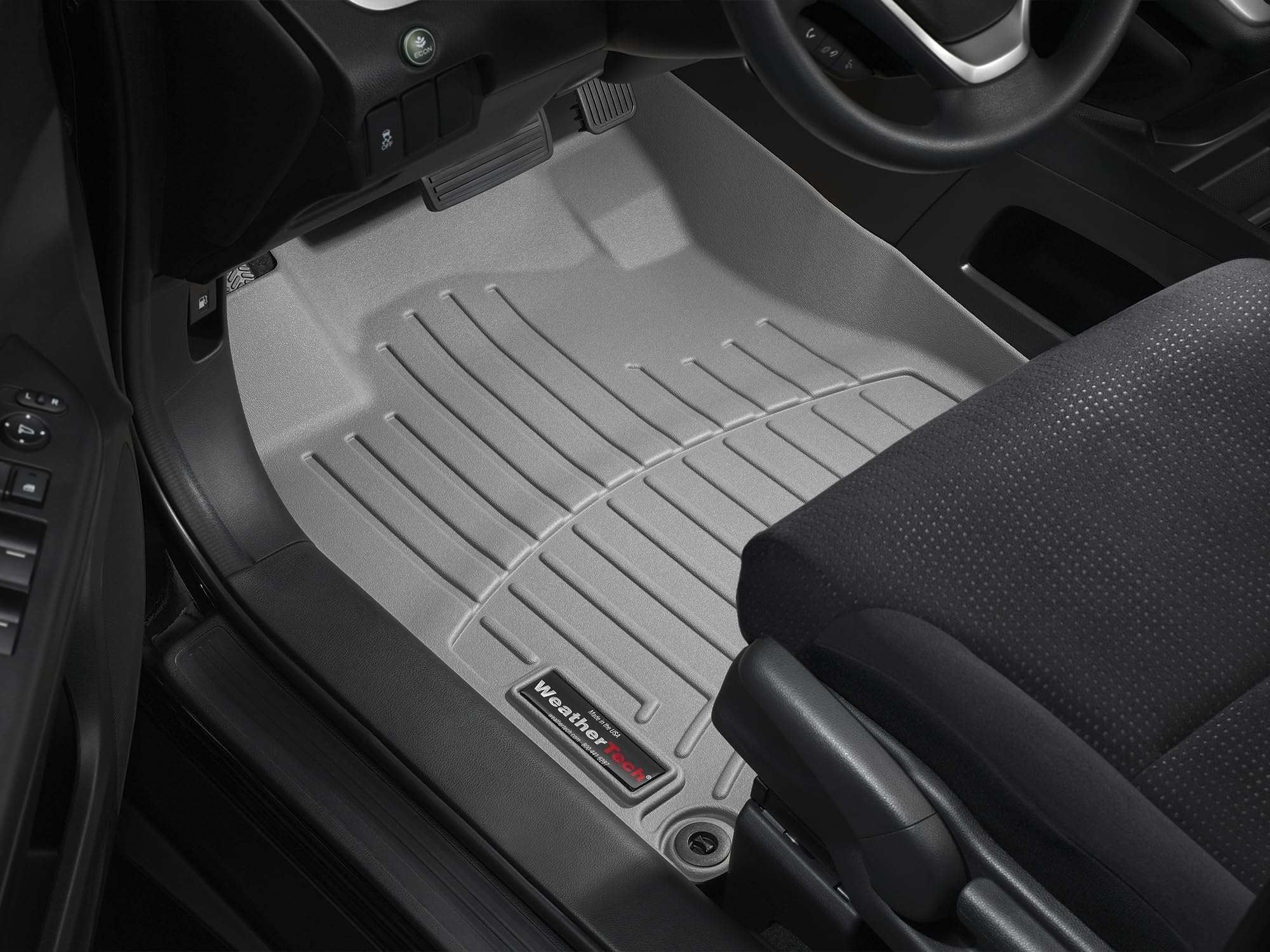 WeatherTech Custom Fit FloorLiners for Escalade, Tahoe, Yukon - 2nd Row (460032), Grey
