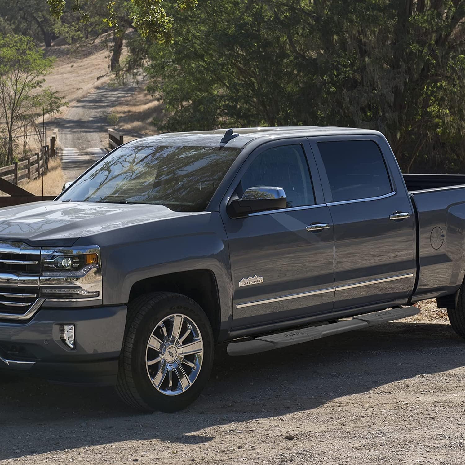 Comnova 4.5'' Running Boards Compatible With 2019-2025 Chevy Silverado/Gmc Sierra 1500 Crew Cab, 2020-2025 Silverado/Sierra 2500