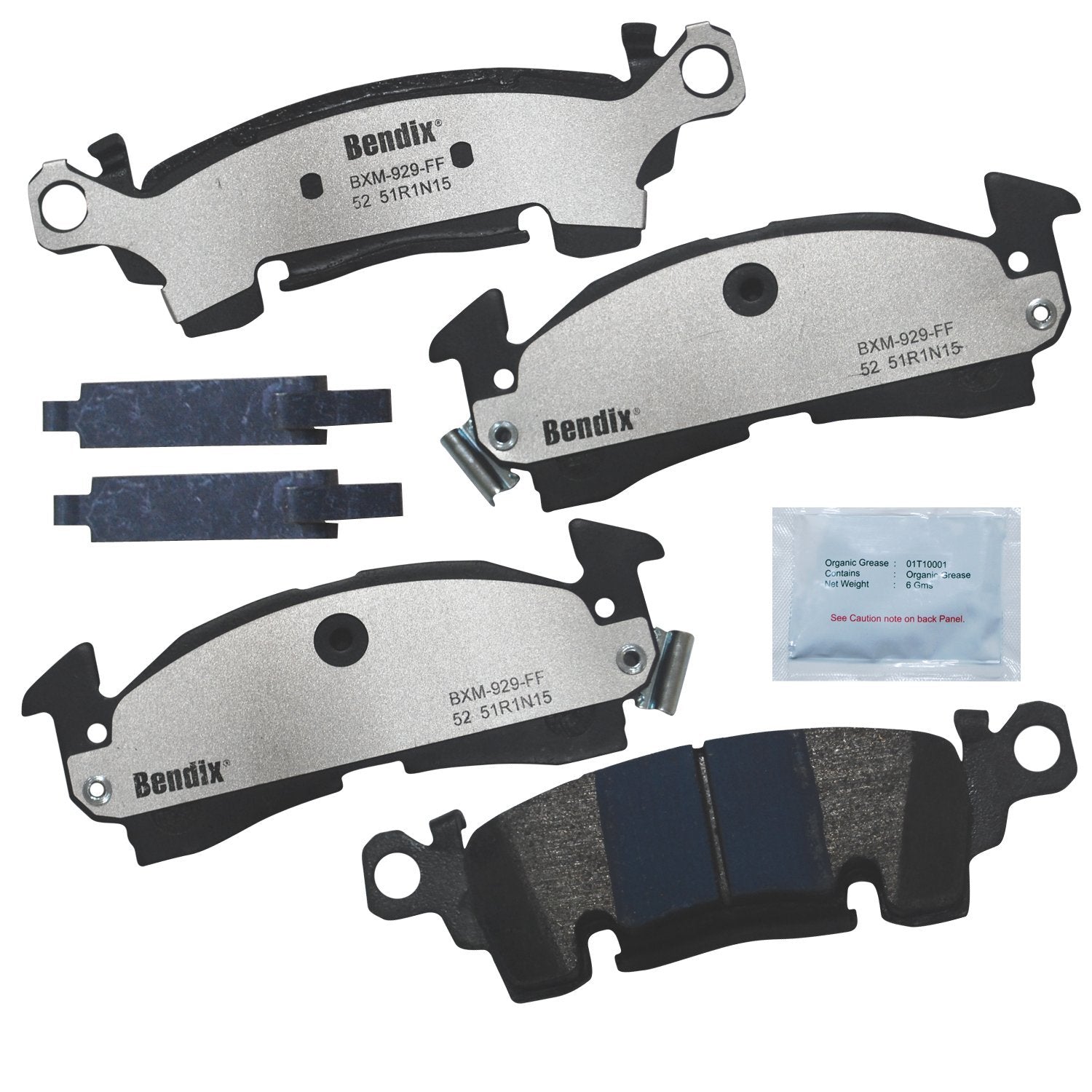 Bendix Fleet Metlok Mkd52Fm Brake Pads For Apollo,Centurion,Century,Commercial Chassis,Electra,Estate Wagon,Gs,50,400,455,Lesabr
