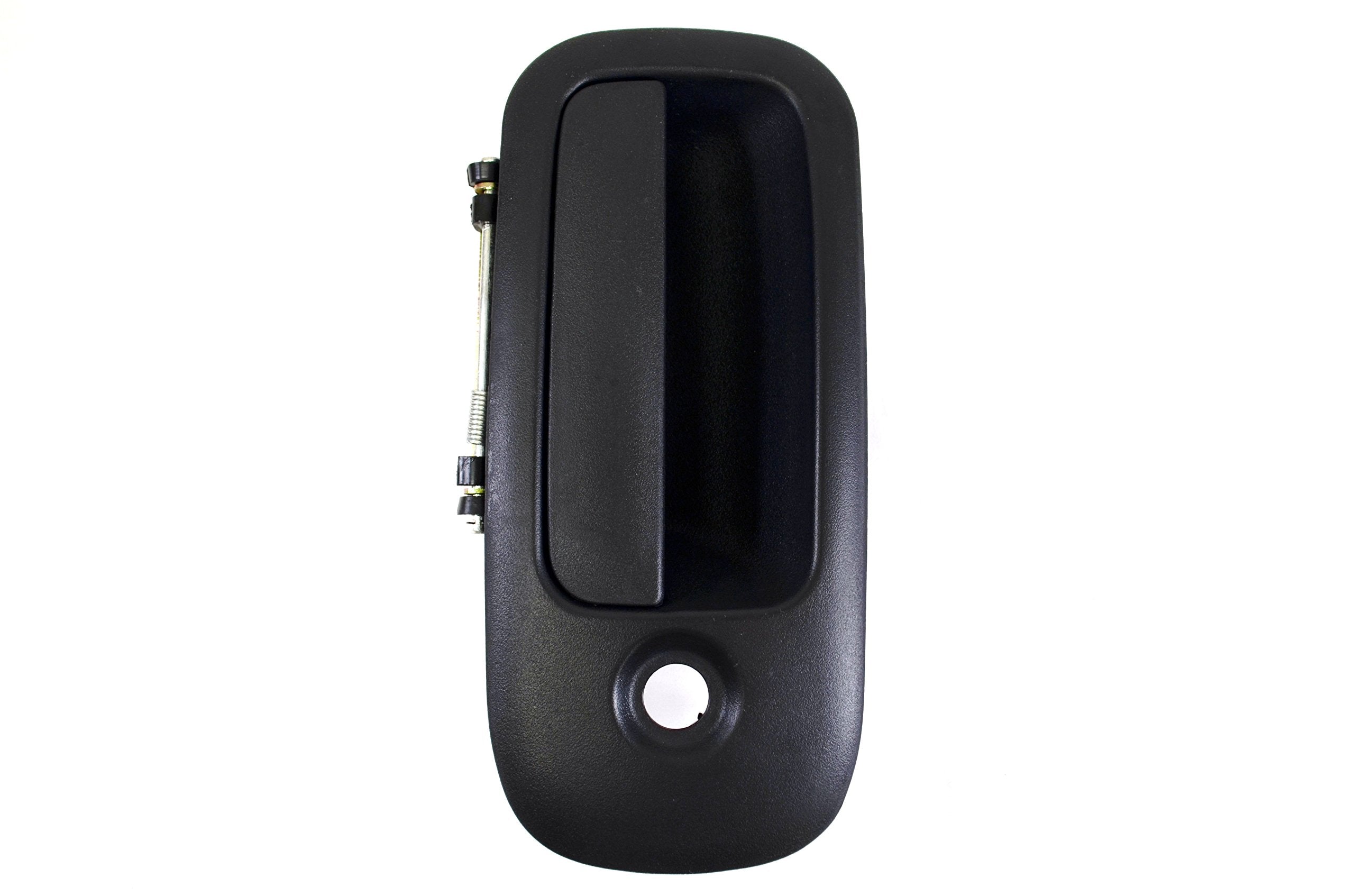 PT Auto Warehouse GM-3906A-FR - Outside Exterior Outer Door Handle, Textured Black - Passenger Side Front