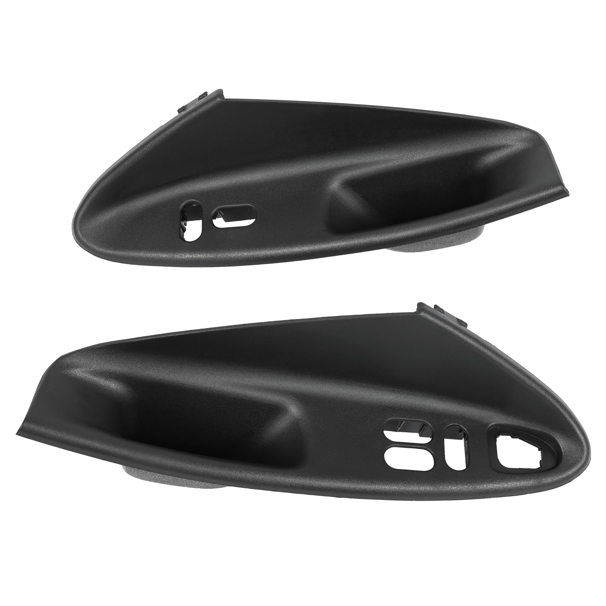 ECOTRIC Door Panel Pull Handle for 1994-2004 Mustang, Black, Plastic, Model CA-92, Pair Set for 2-Door Coupe