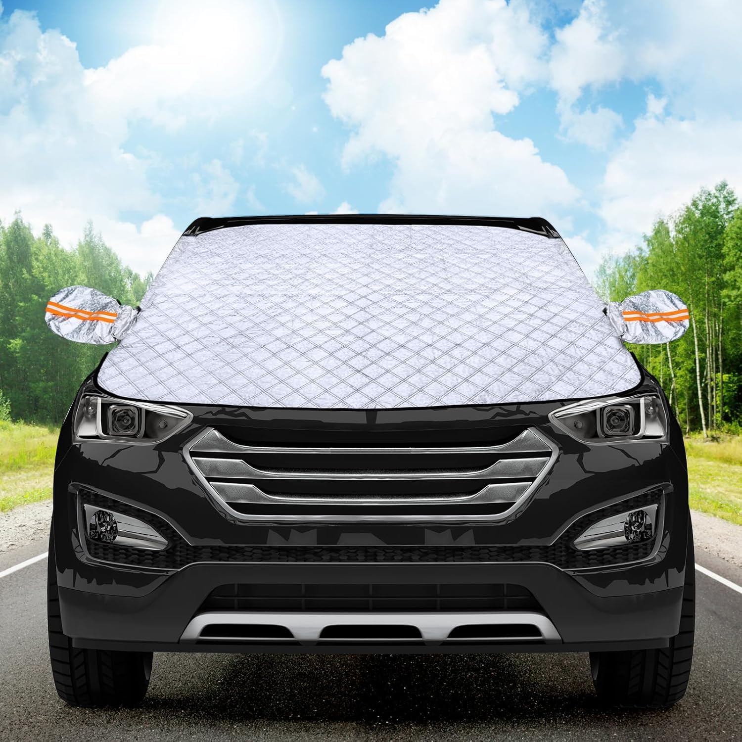 Suicune Windshield Sunshade Foldable  Car Windshield Insulated Sunshade Cover,Sunlight Blocking Reflective Shade Foldable for S