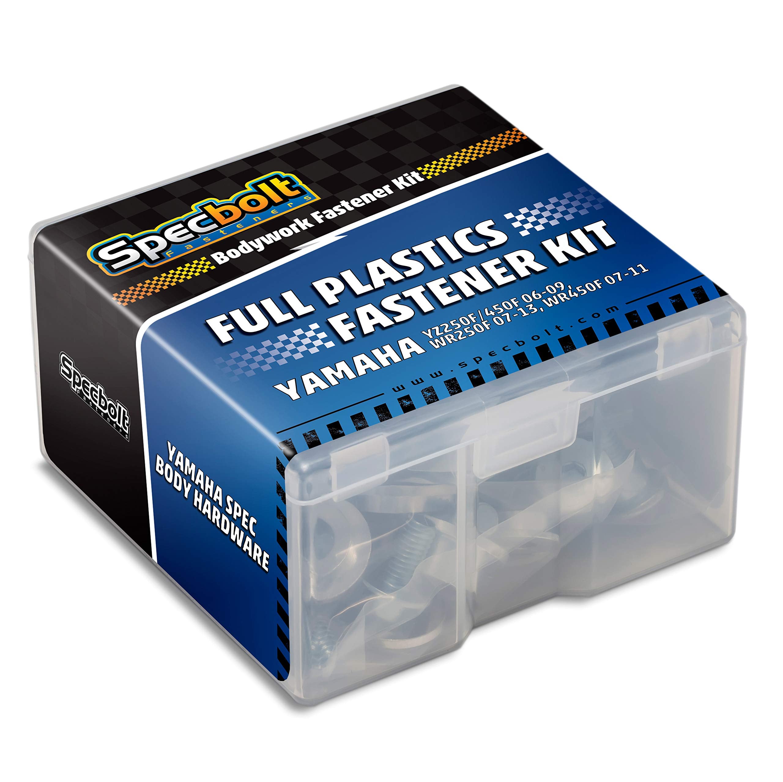 Specbolt Full Plastics Body Fastener Bolt Kit Fits: YAMAHA YZ250F & YZ450F YZF 250 450 YX 250F 450F 2006-2009, WR250F 2007-2013 