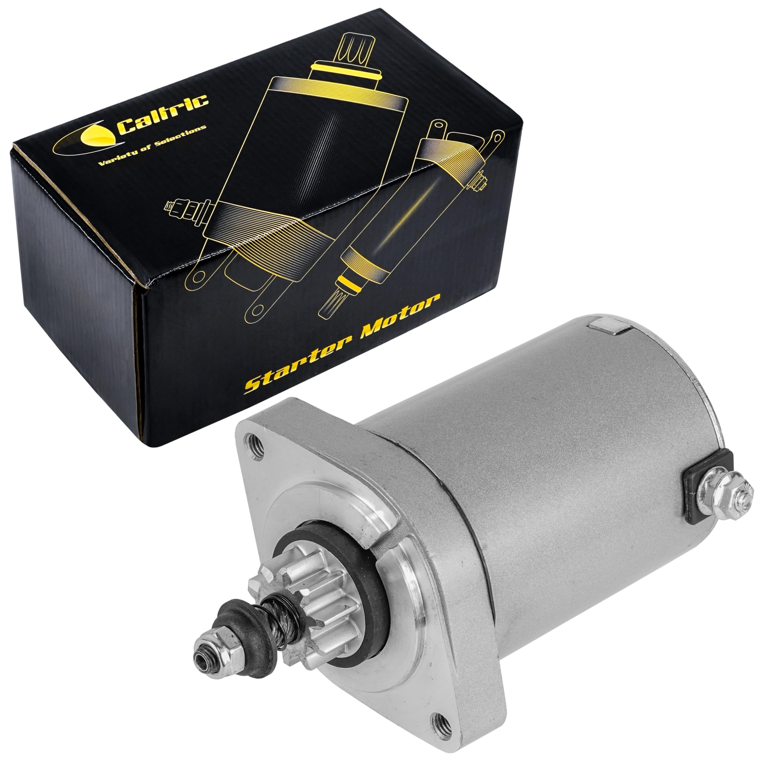 Caltric Starter Compatible with Kawasaki FR651V FR691V FR730V FS481V FR600 FS730V / 21.5-24Hp