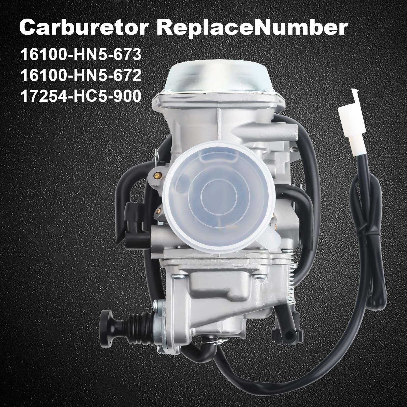 MINSTAR Rancher 350 Carburetor for Honda TRX350 00-06, TRX450 S/ES 98-04, FourTrax 300, Foreman 400 with