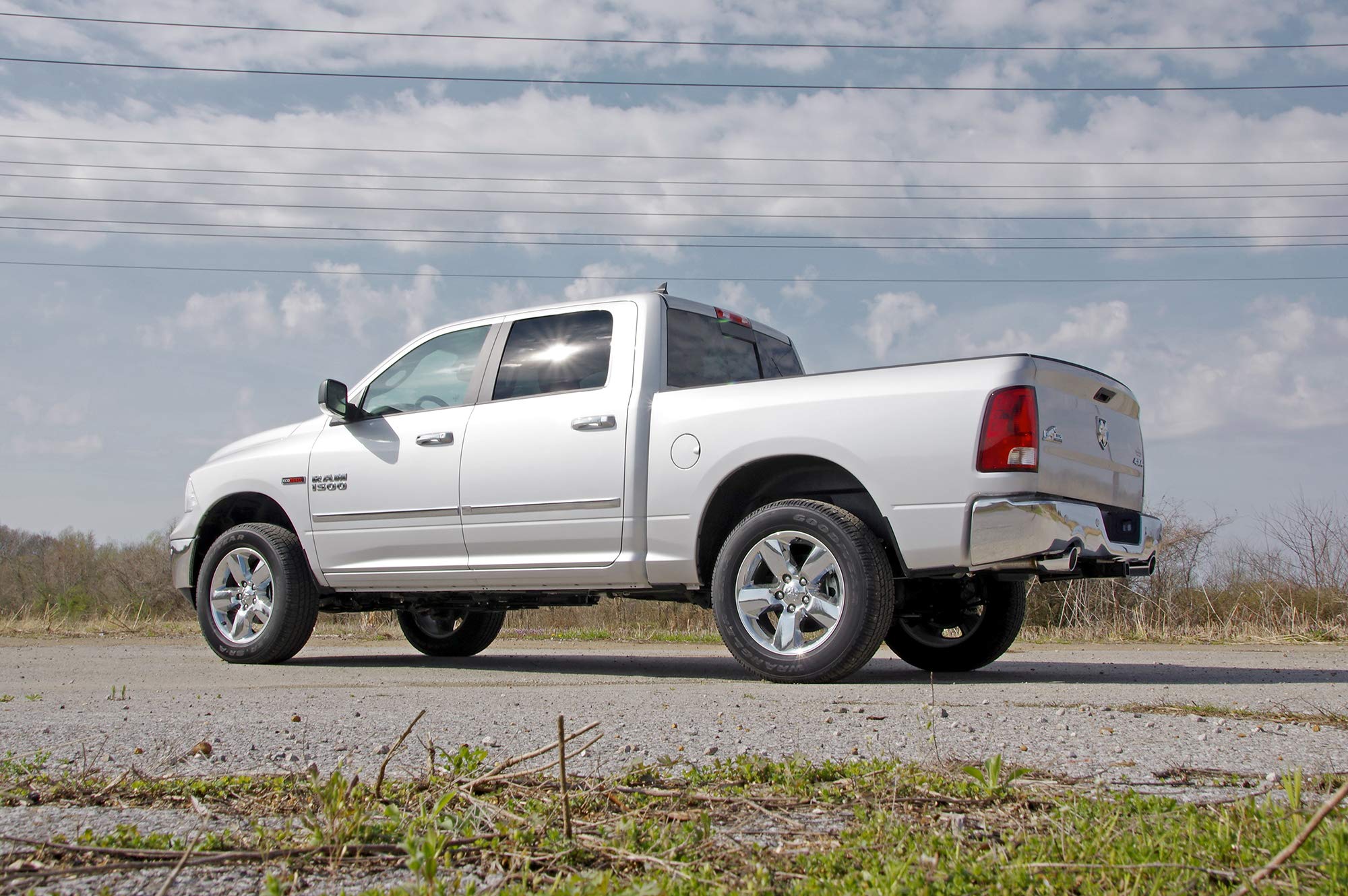 Rough Country 2" Leveling Kit for 2012-2018 Ram 1500, Alloy Steel, Black, Model 30300