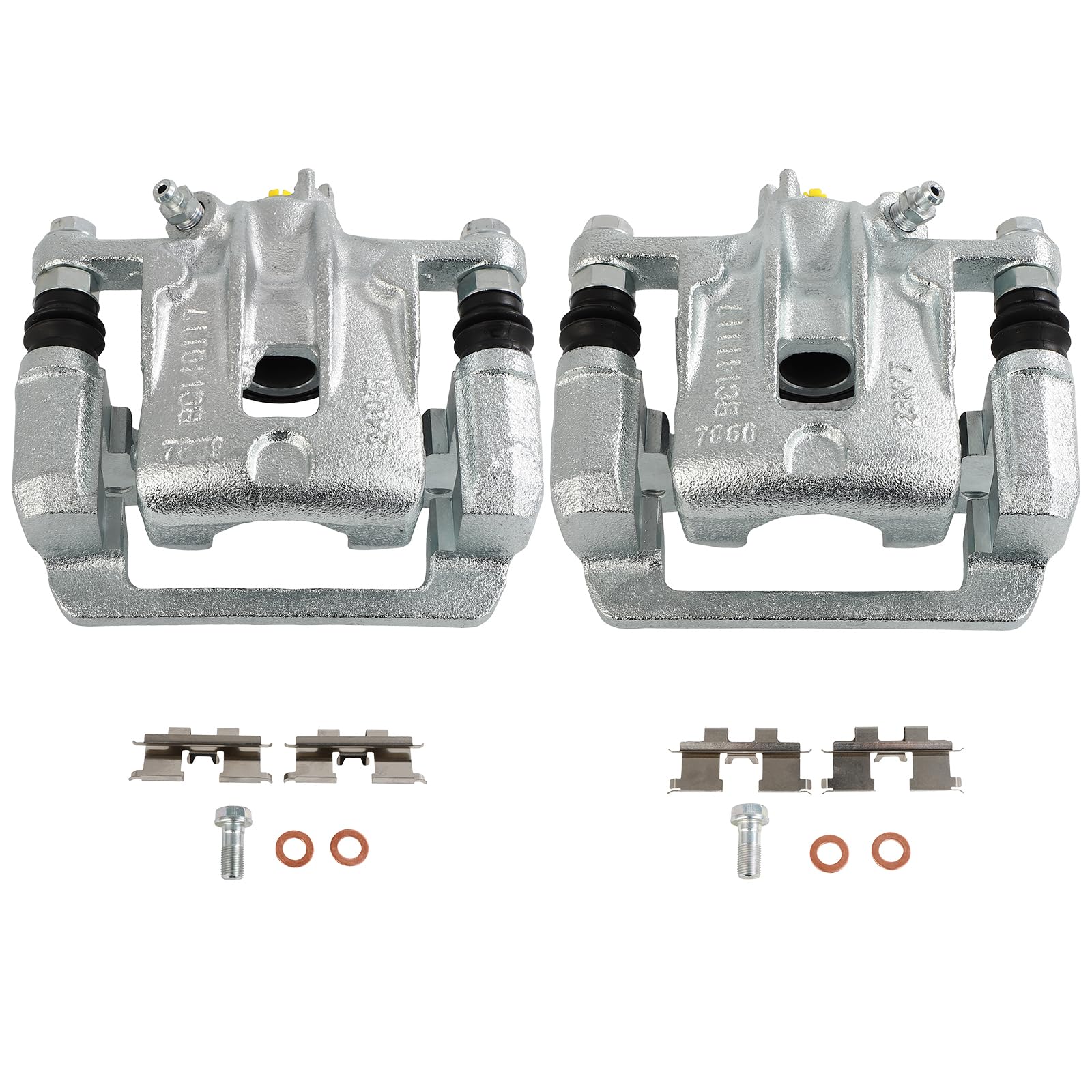 SCITOO Rear Brake Calipers With Bracket 19-B3457 19-B3456 Compatible For Hyundai For Elantra 2007-2010