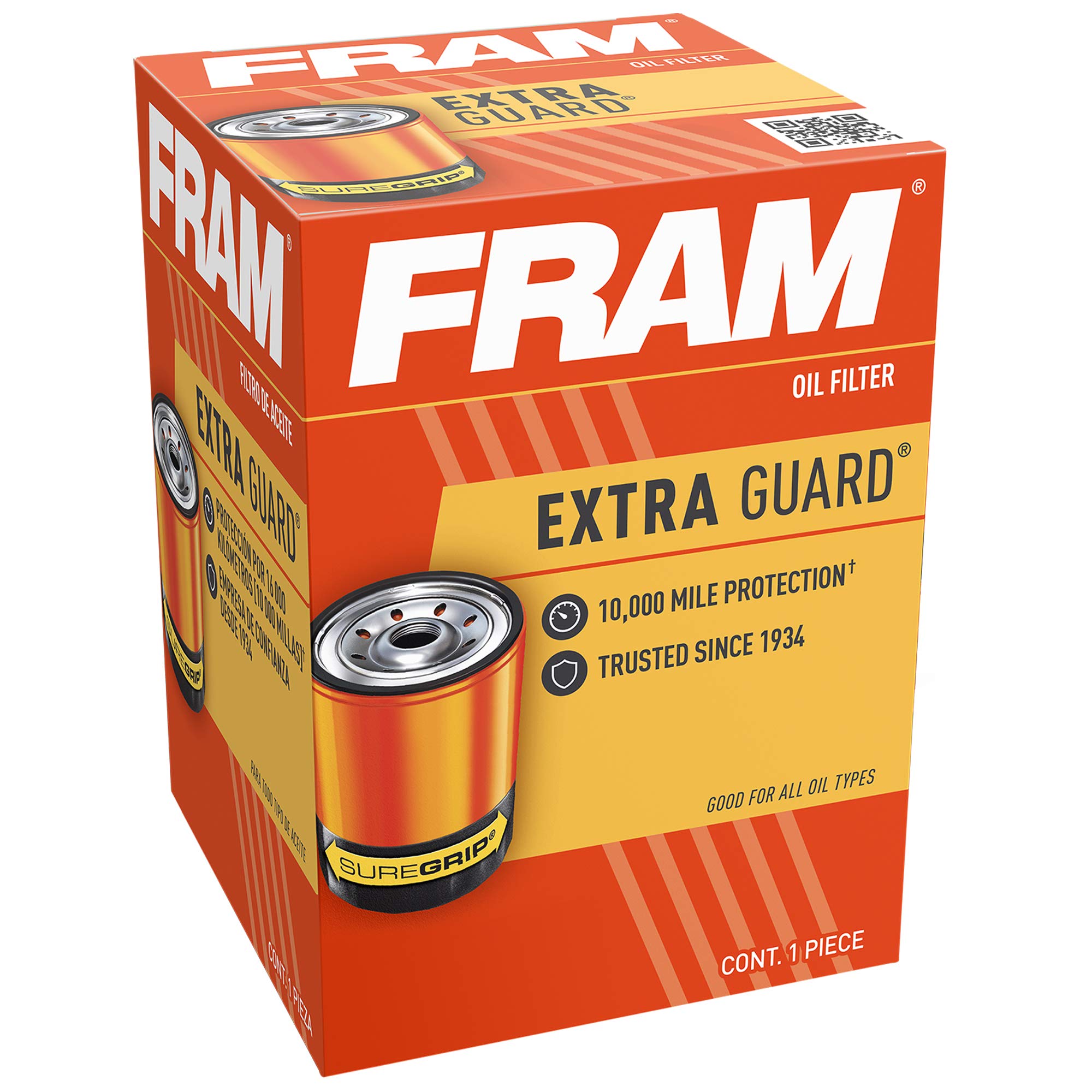 Fram Extra Guard Ph9100, 10K Mile Change Interval Spin-On Oil Filter