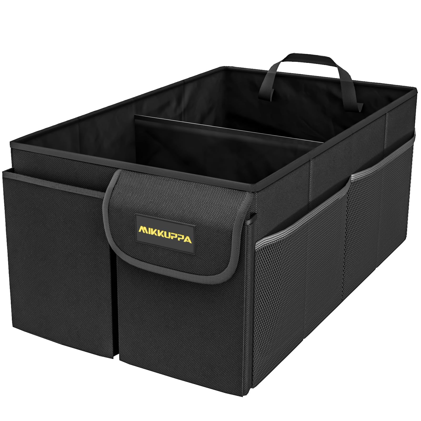 MIKKUPPA Car Trunk Organizer - 50L Collapsible Trunk Organizer, Sturdy Car Storage for SUV Auto Truck Van with Non Slip Bottom (