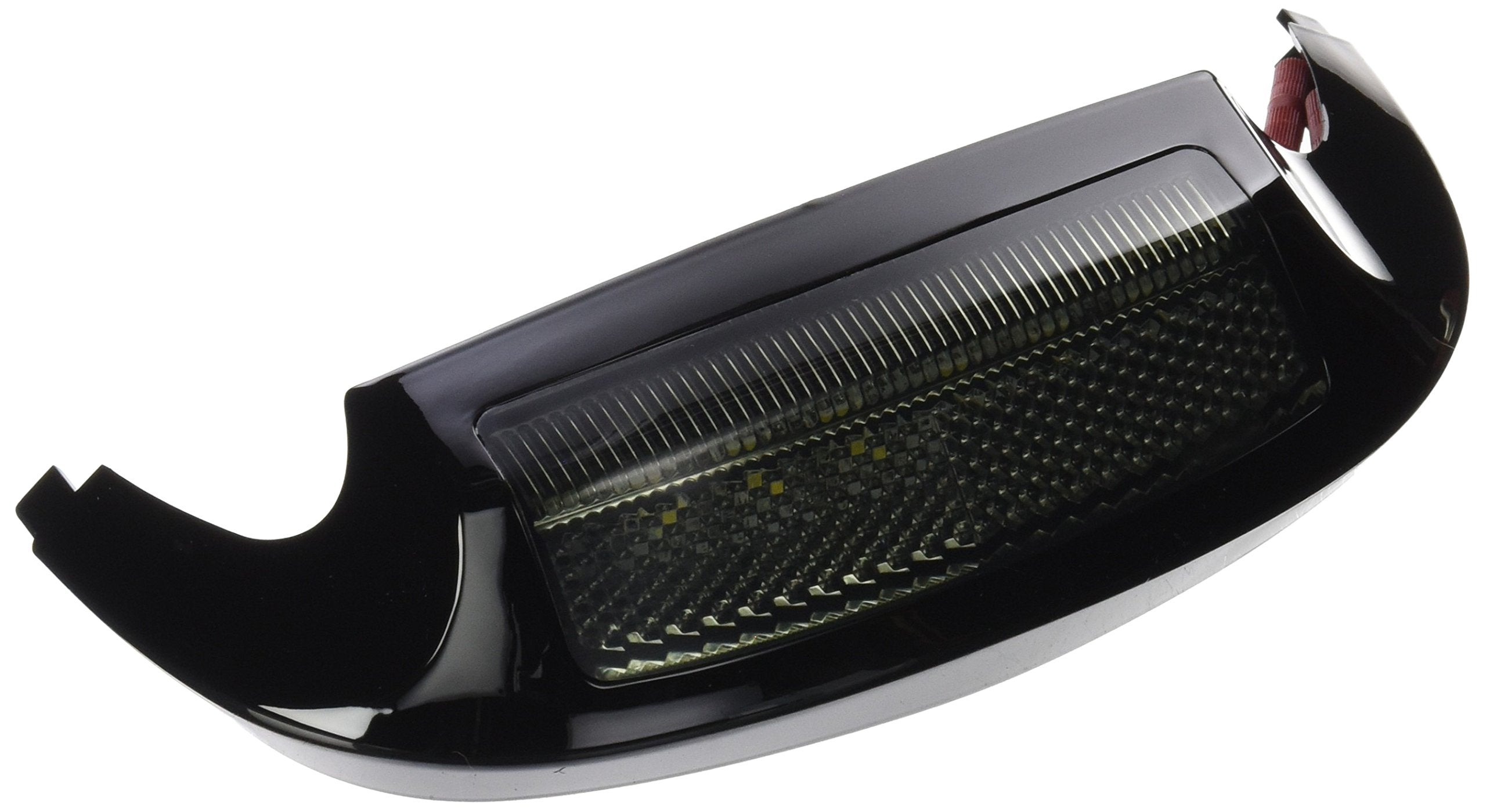 Custom Dynamics GEN-FT-WS-BLK LED Fender Tip Housing (Black/Smoke/White Front for 2014-2016 Harley-Davidson Road King and Ultra 