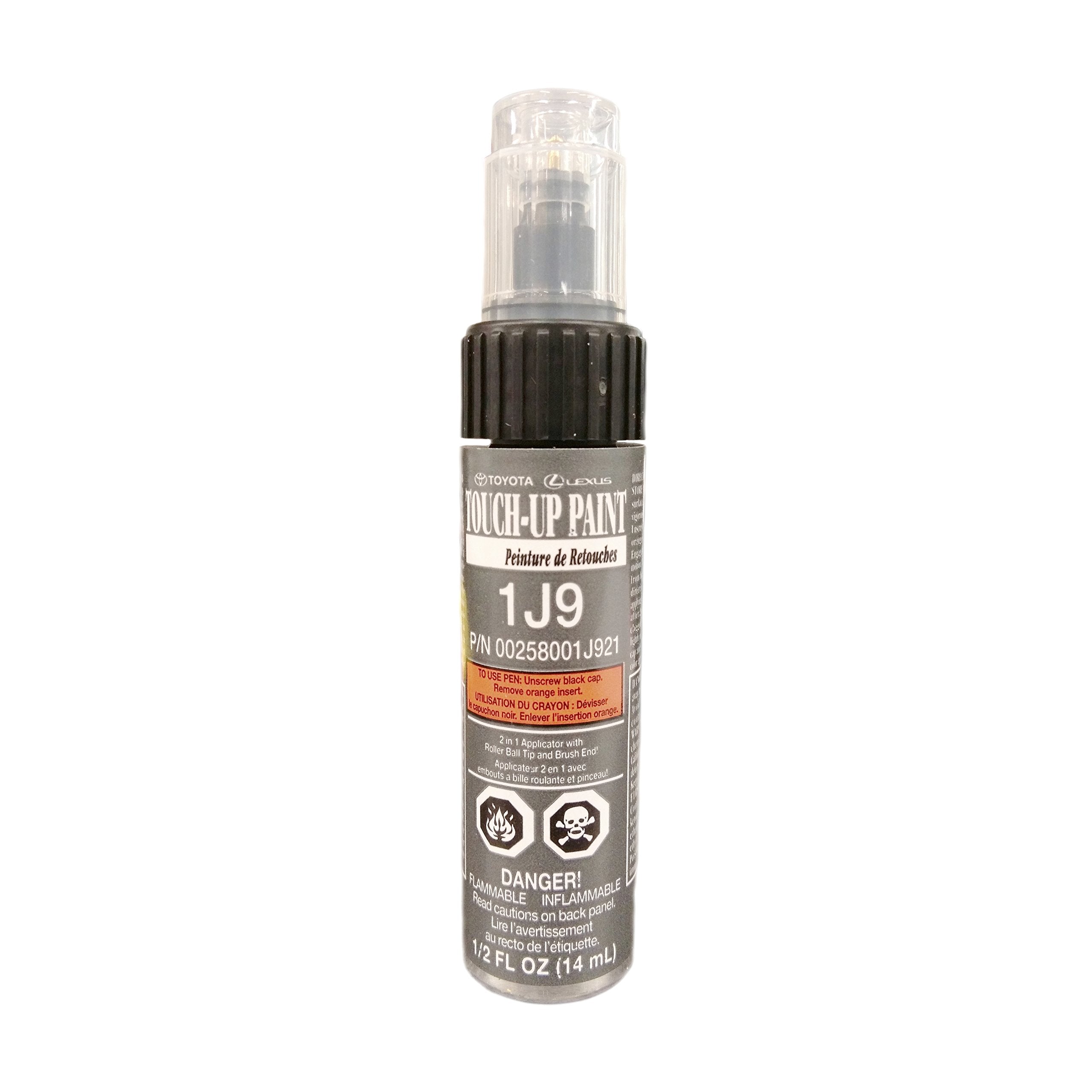 Toyota Genuine 00258-001J9-21 Celestial Silver Metallic Touch-Up Paint (.44 Fl Oz, 13 Ml)