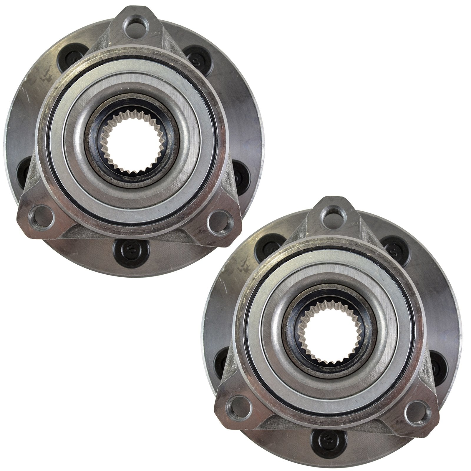 Trq Front Wheel Hub Bearings Assembly Set Compatible With 1996-2007 Ford Taurus 1995-2002 Lincoln Continental 1996-2005 Mercury