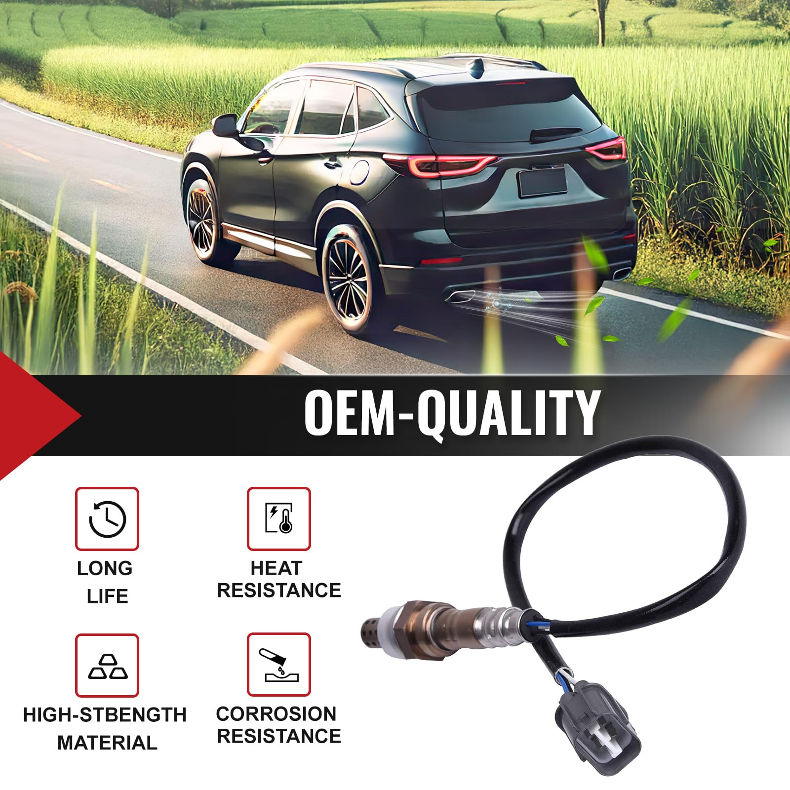 Bapmic 234-4099 Oxygen Sensor Downstream Sg336 13007 Replacement For 1992-2000 Honda Civic Odyssey Accord 92 93 95-99 Acura Inte