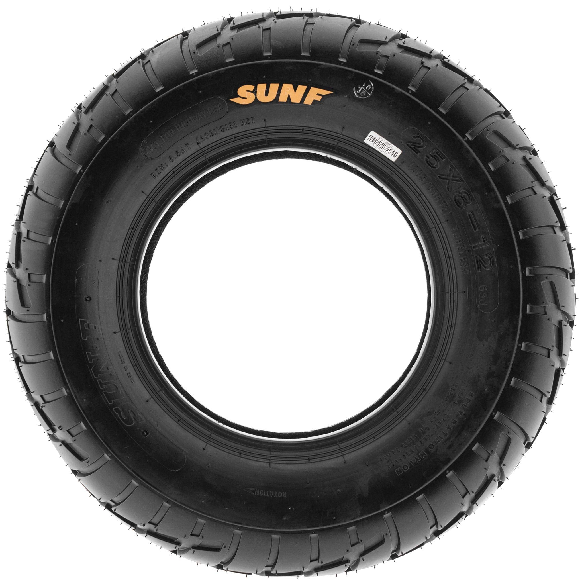 Pair of 2 SunF A021 TT Sport ATV UTV Dirt & Flat Track Tires 26x8-14, 6 PR, Tubeless