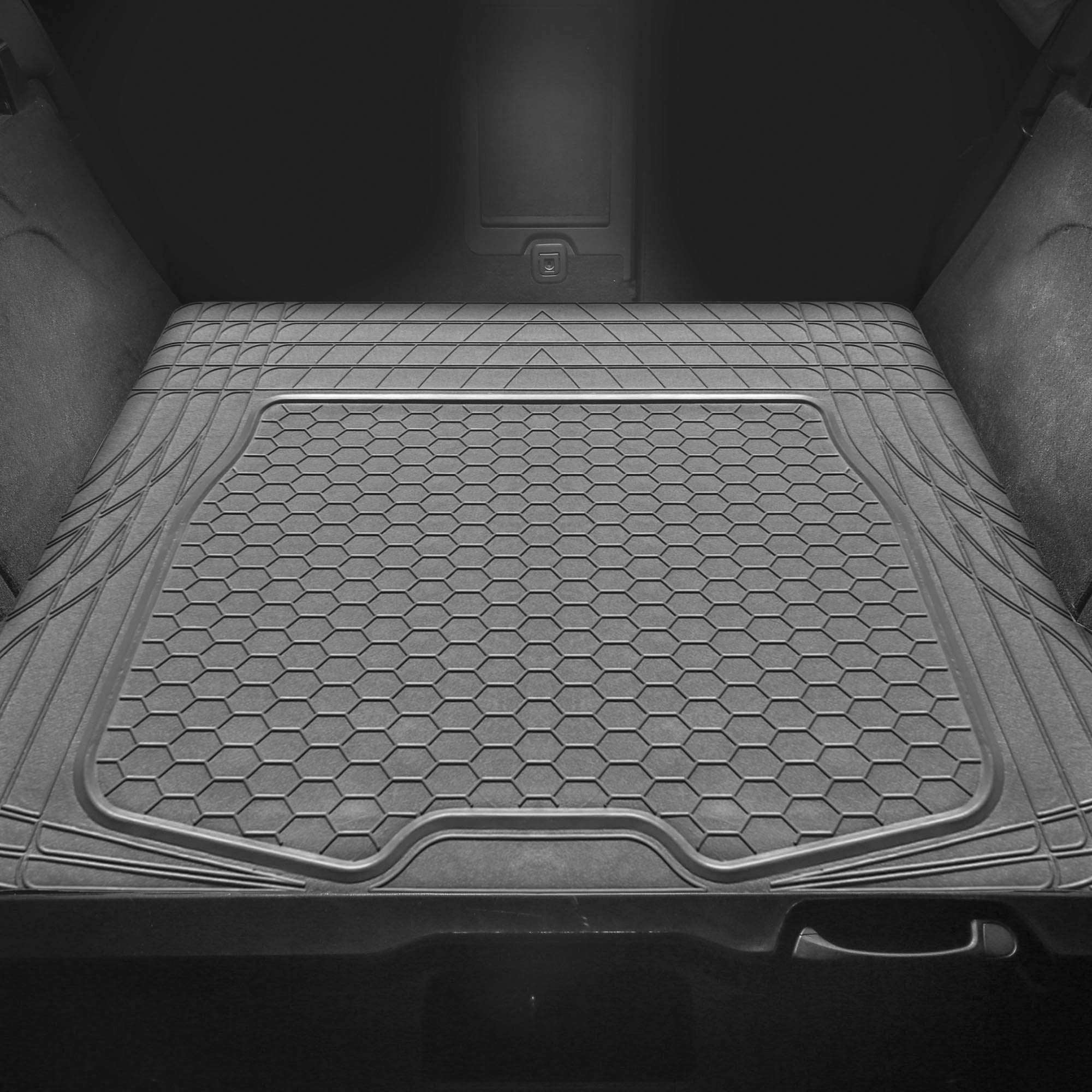 Fh Group Climaproof For All Weather Protection Universal Fit Cargo Mats Fits Most Cars, Suvs, And Trucks (Semi Custom Trimmable