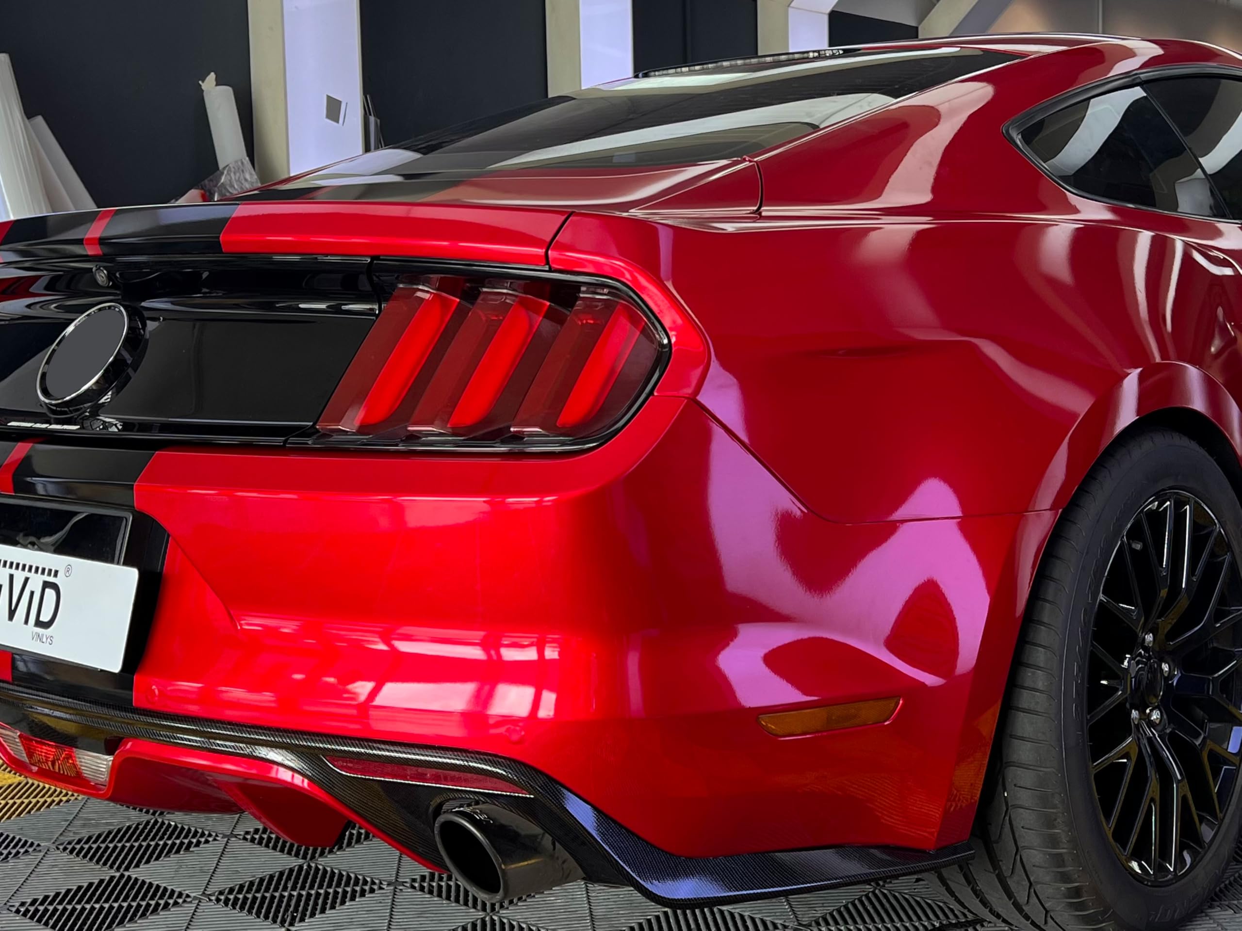 VViViD Ultra Gloss Candy Red Vinyl Car Wrap - 15ft x 5ft, Premium Paint Replacement Film with Nano Air Release Technology