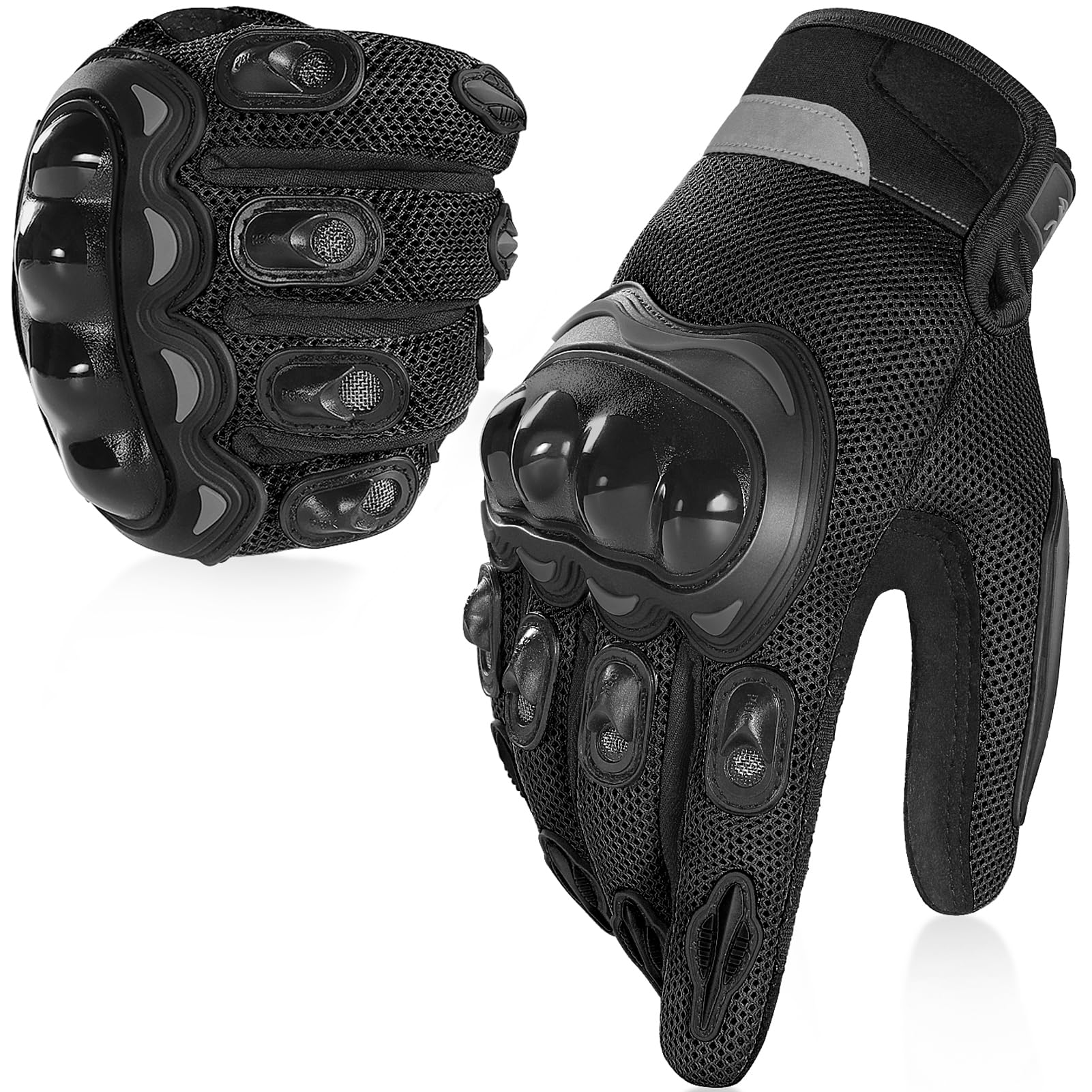 Cofit Breathable Mesh Motorcycle Gloves, Touchscreen Protective Motorbike Gloves For Men And Women Bmx Atv Mtb Riding, Road Raci