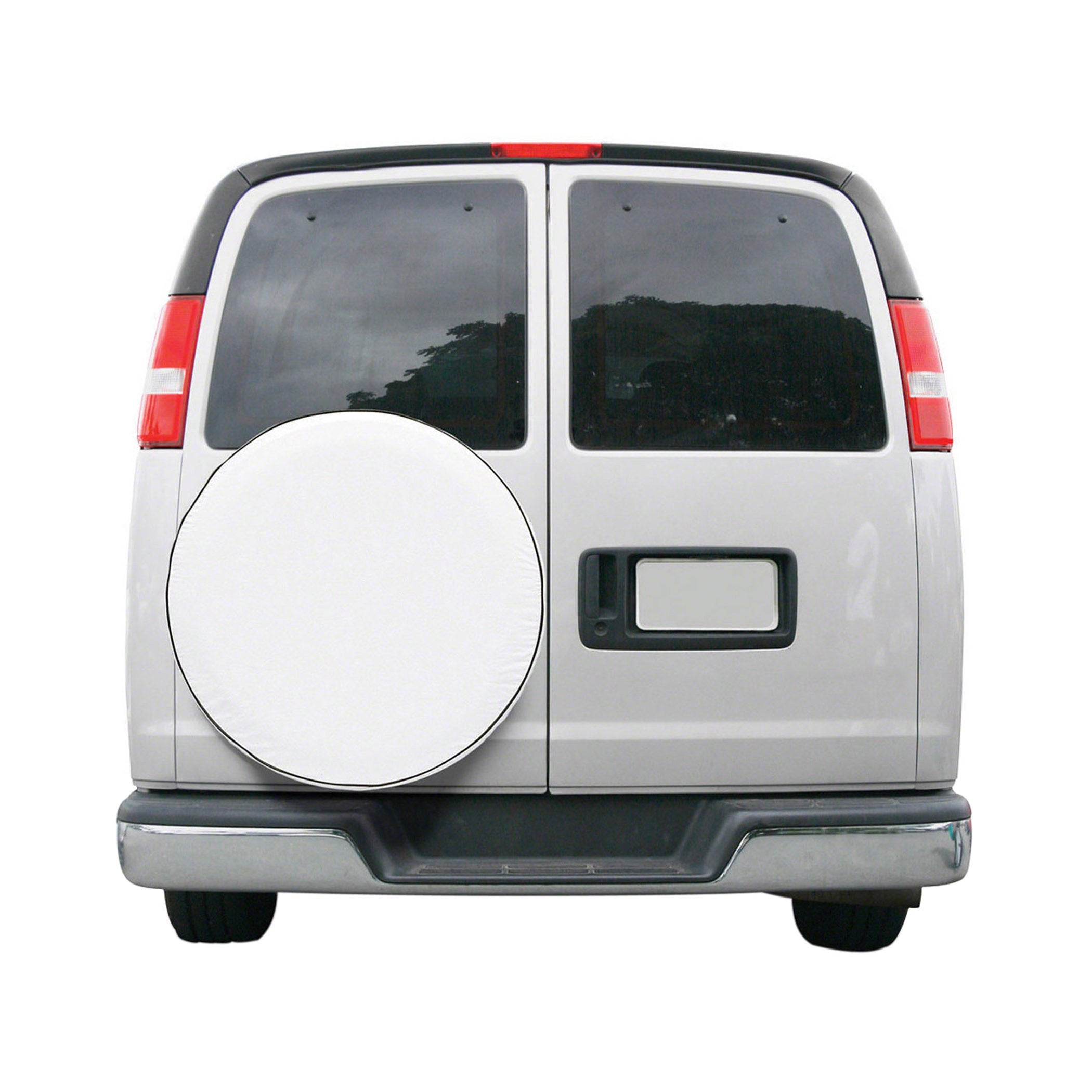 Classic Accessories Over Drive Custom Fit Spare Tire Rv Cover, Wheels 30-30.75 Diameter, White