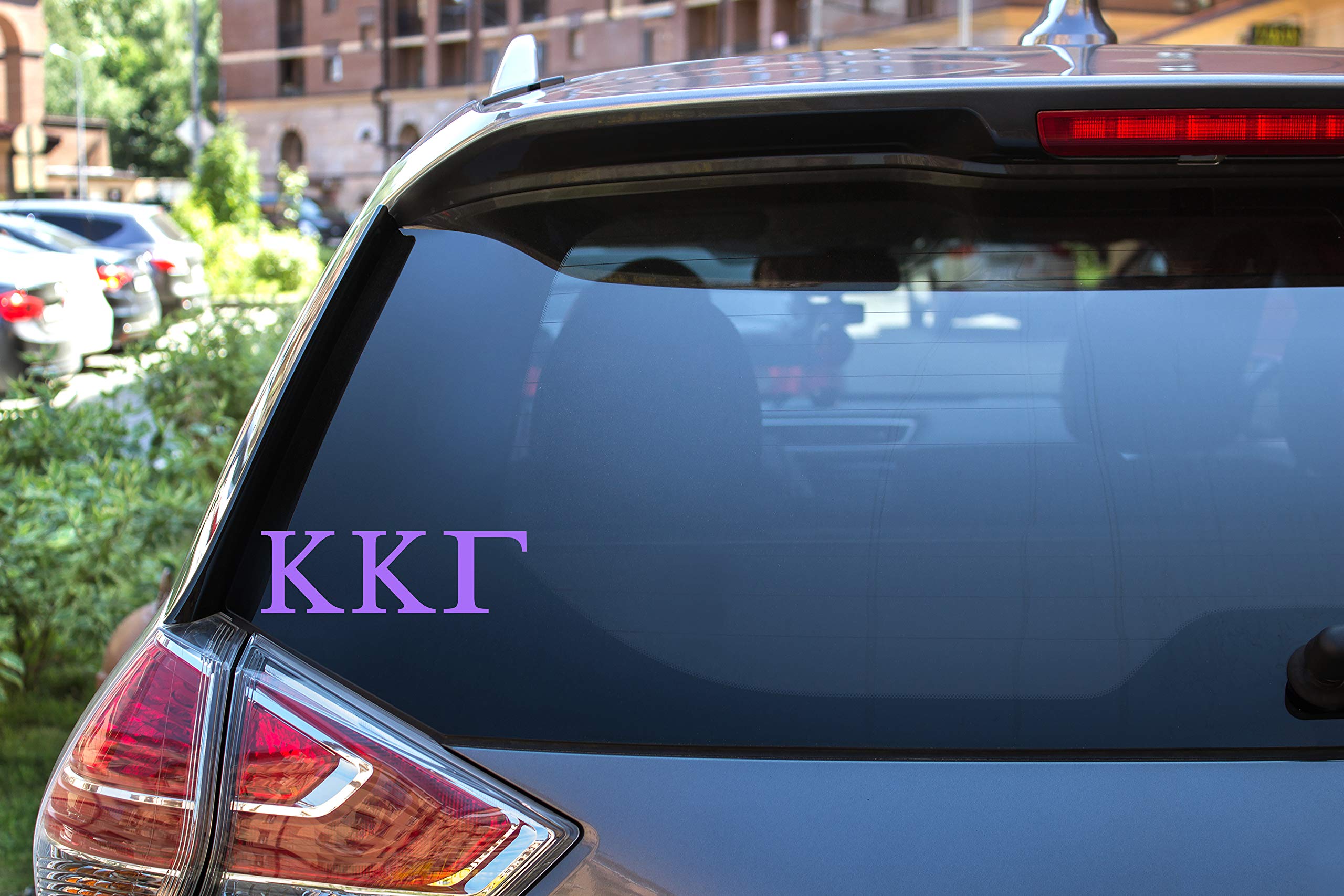 Pro-Graphx Kappa Kappa Gamma Greek Sorority Sticker Decal, 2.5 Inches Tall, Lilac