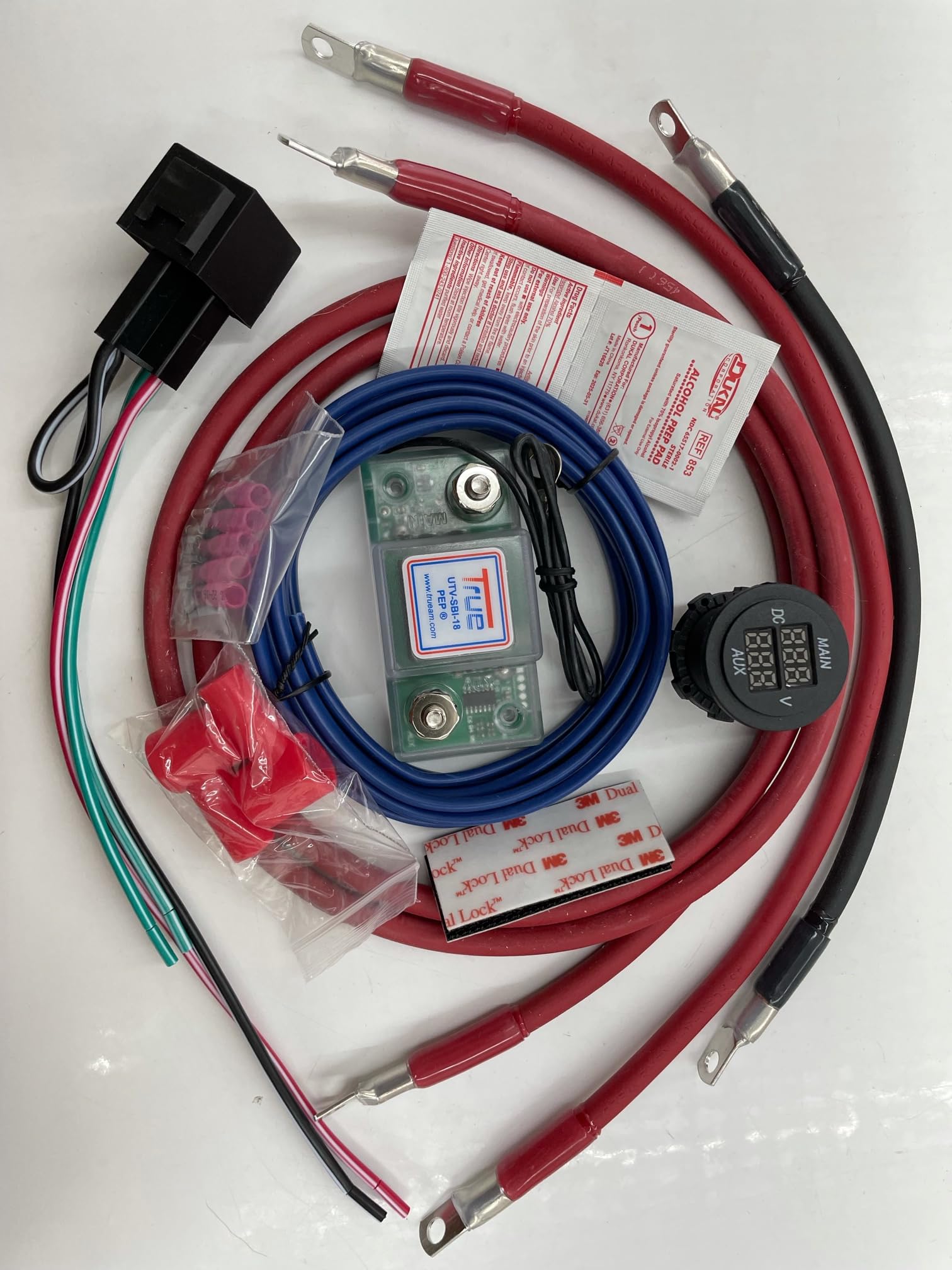True Amalgamated TRUE® UTV Dual Battery Connect & Monitor Kit, Model UTV-SBI-15CM