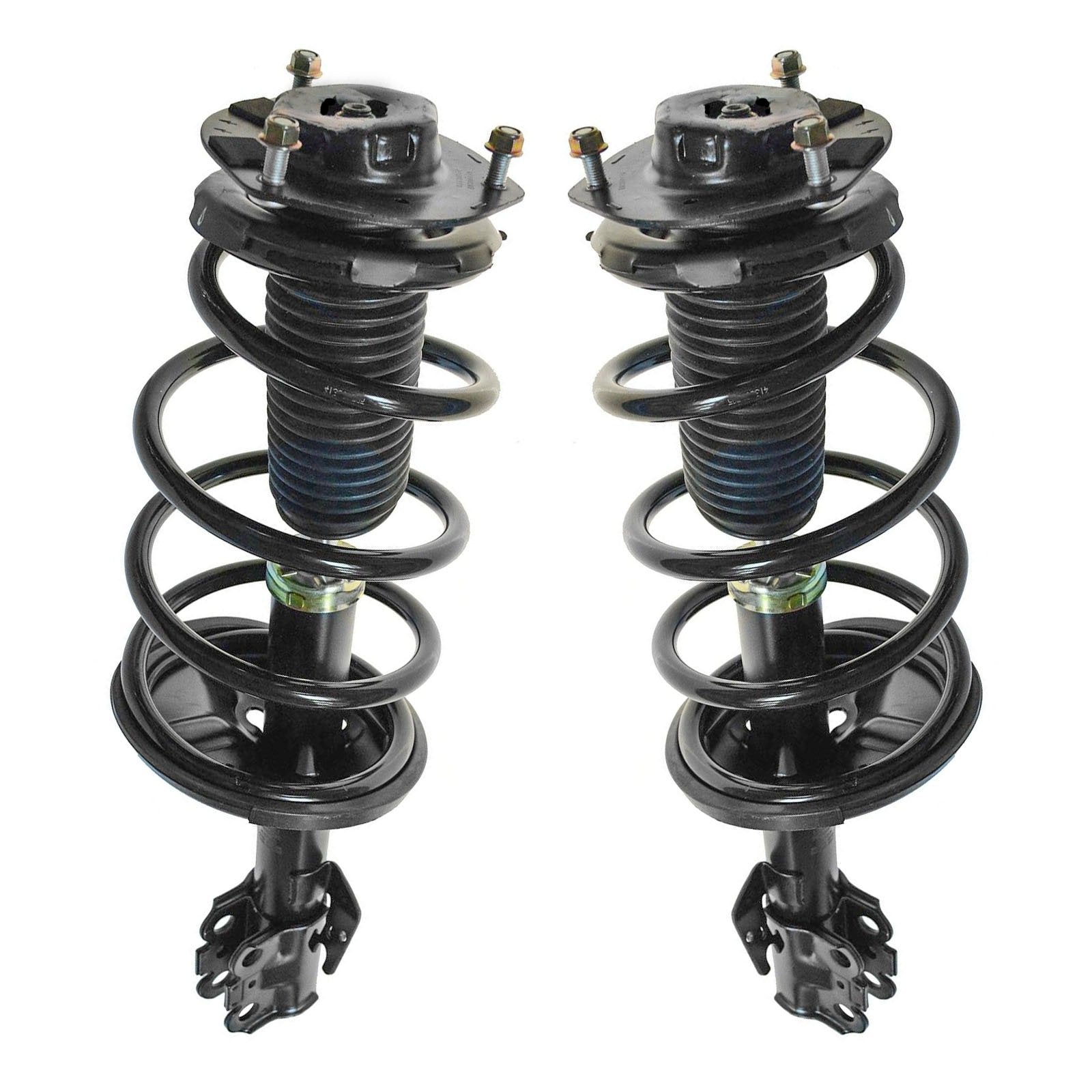 Trq Front Strut & Coil Spring Assembly Set Driver & Passenger Sides Compatible With 04-10 Toyota Sienna