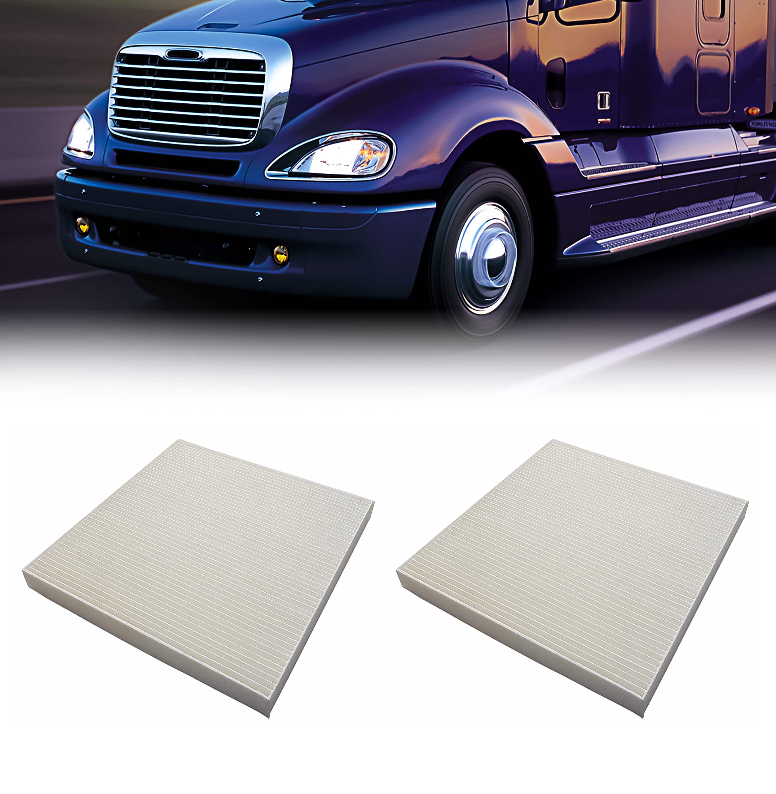Torque 91559 Cabin Air Filter For Select Freightliner Cascadia Columbia Coronado Century Class Accessories Parts Replaces Pa4857