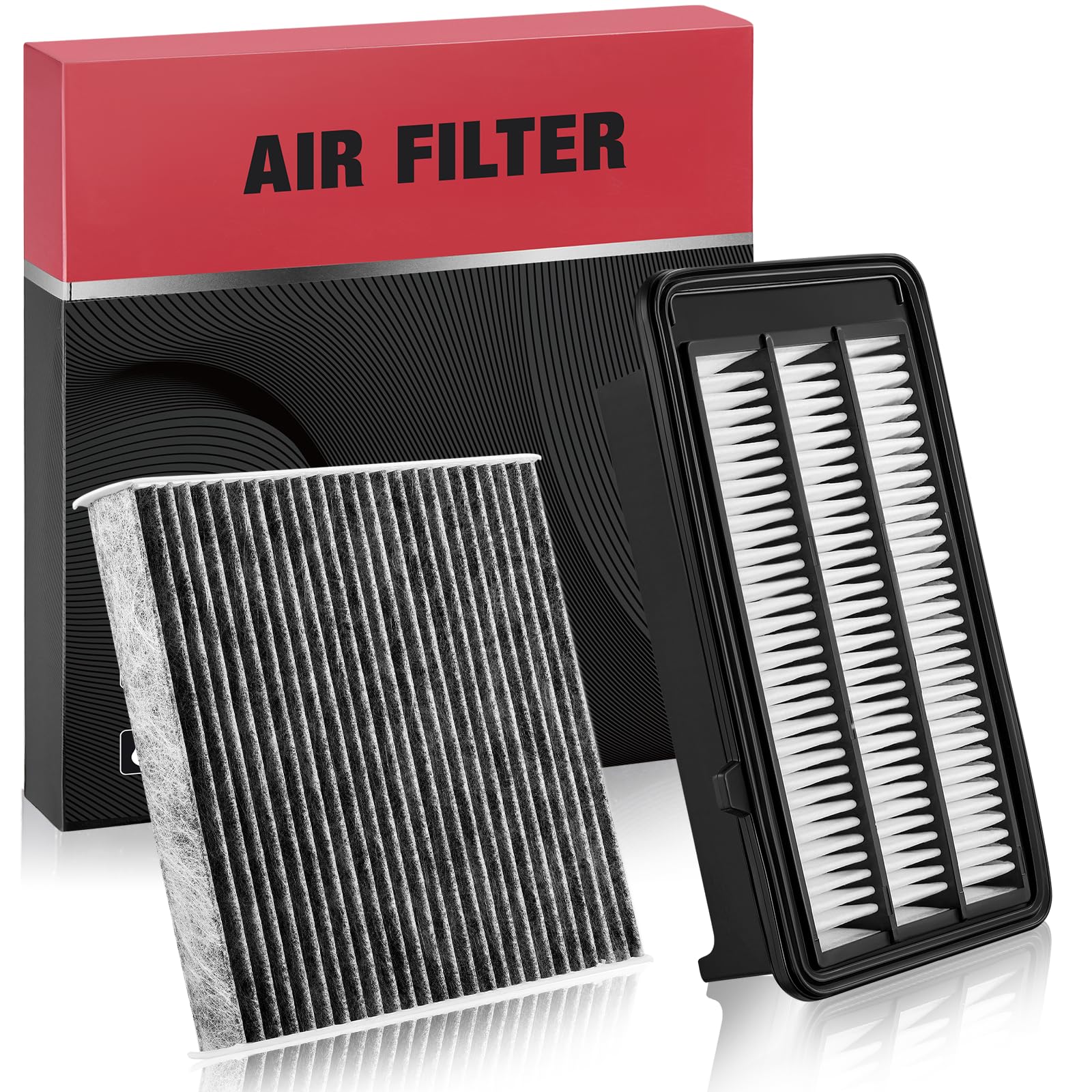 BDFHYK 2 PCS CA12050 Engine Air Filter and CF11182 Cabin Air Filter Compatible with Honda Civic 2016-2021 1.5L 2.0L, CR-V 2017-2