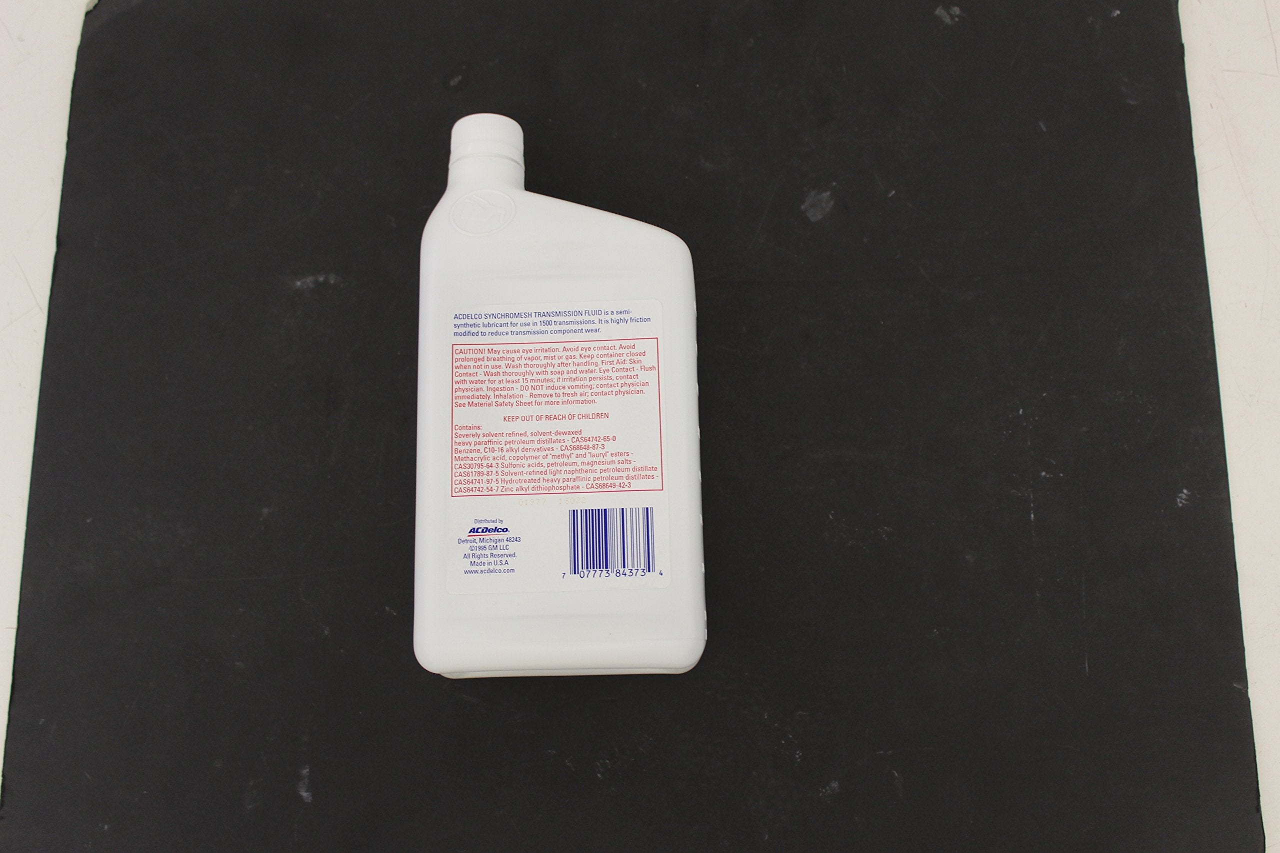 General Motors Synchromesh Manual Transmission Fluid - 32 oz, Model 88900399, Friction Modified