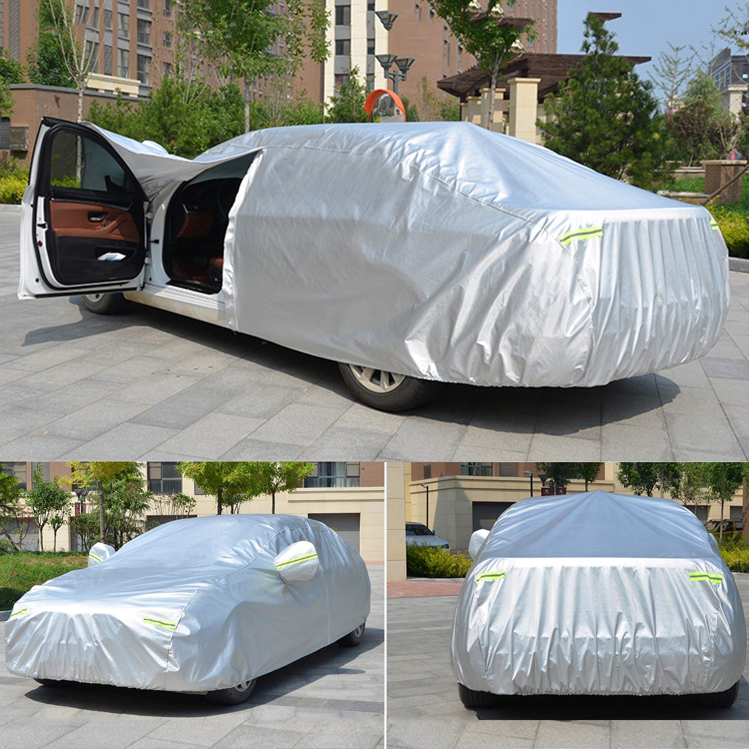 Kaugung 6 Layers Car Cover Custom Fit Bmw 3 Series 320I 328I 330I 335I F30 2011-2025, Waterproof Car Cover All Weather For Autom