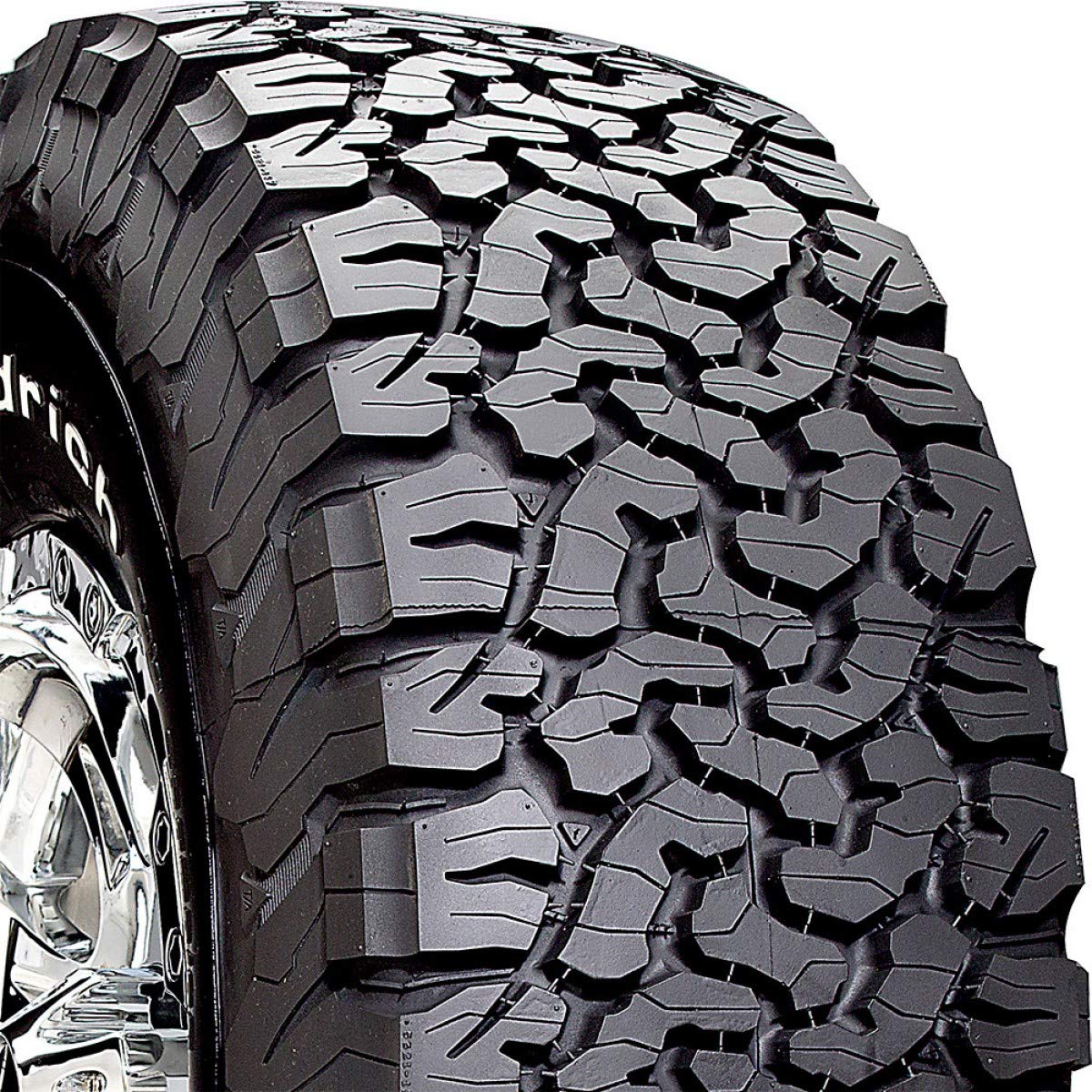 BFGoodrich All Terrain T/A KO2 Radial Tire, LT255/70R17/E, for Light Trucks & SUVs, Durable Rubber, Model 37495