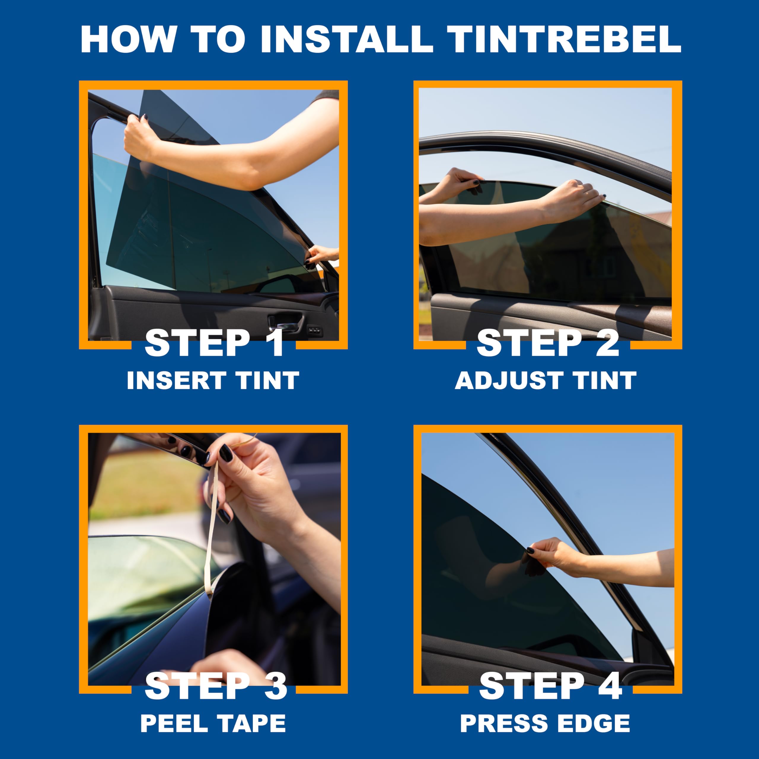 Reusable DIY Nano Ceramic Window Tints (Removable) | Tint Rebel