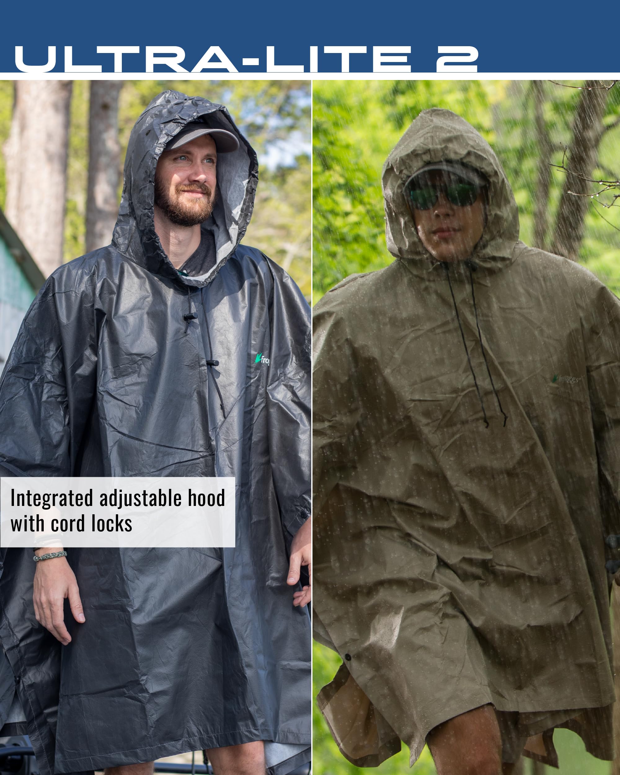 Frogg Toggs Unisex Adult Raincoats, Carbon Black