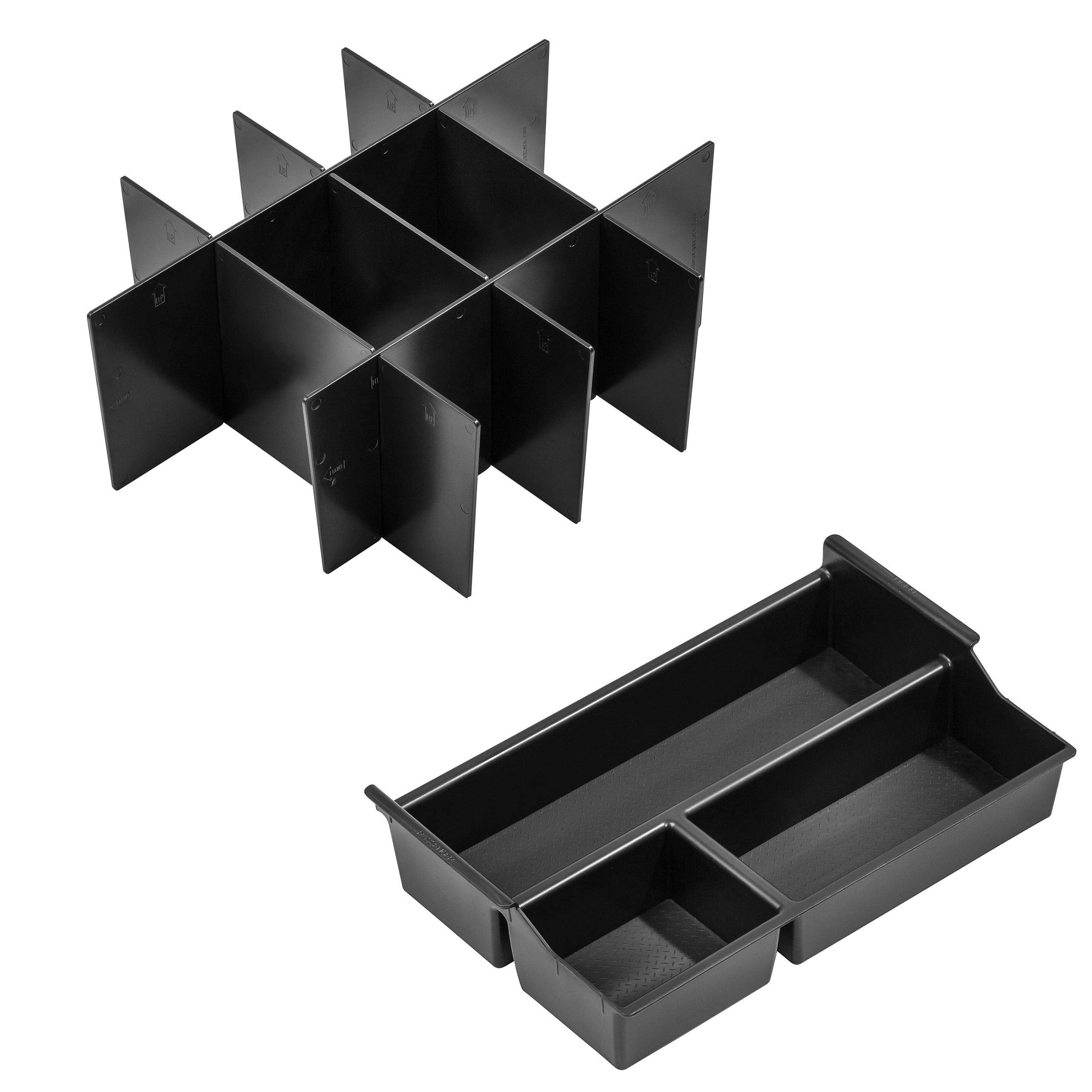 Vehicle Ocd - Center Console Divider And Tray Organizer For Toyota Tundra (2014-2021) - Made In Usa - Slx502