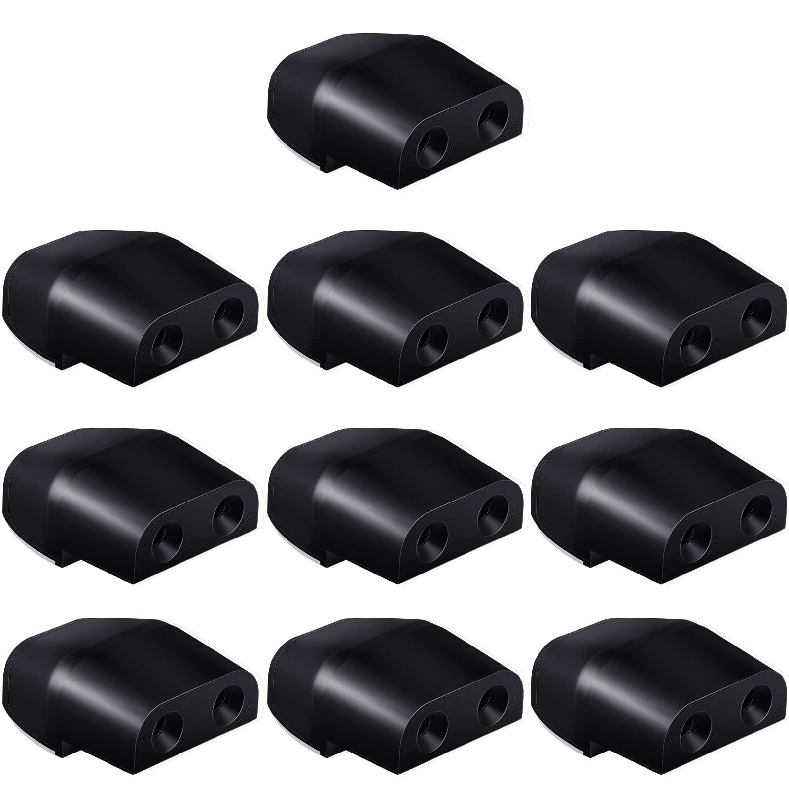 Frienda 10 Pieces Deer Whistle Save A Deer Whistles Avoids Collisions, Deer Whistles For Car Deer Warning Devices Animal Alert For Cars And Motorcycles (Black, Classic Style)