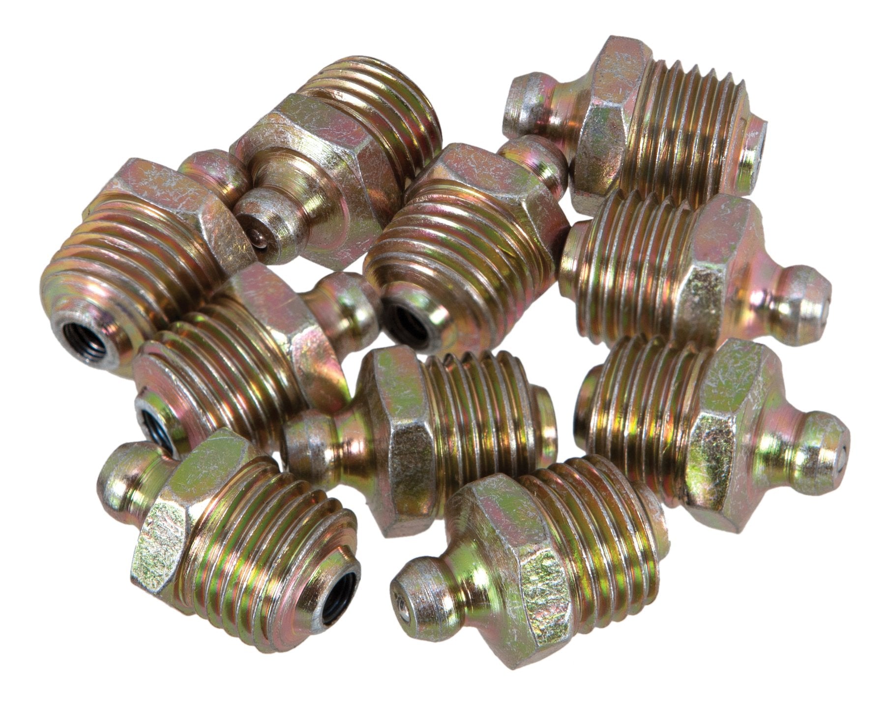 Performance Tool W54258 1/4-Inch NPT Straight Grease Fitting, 10 Pack
