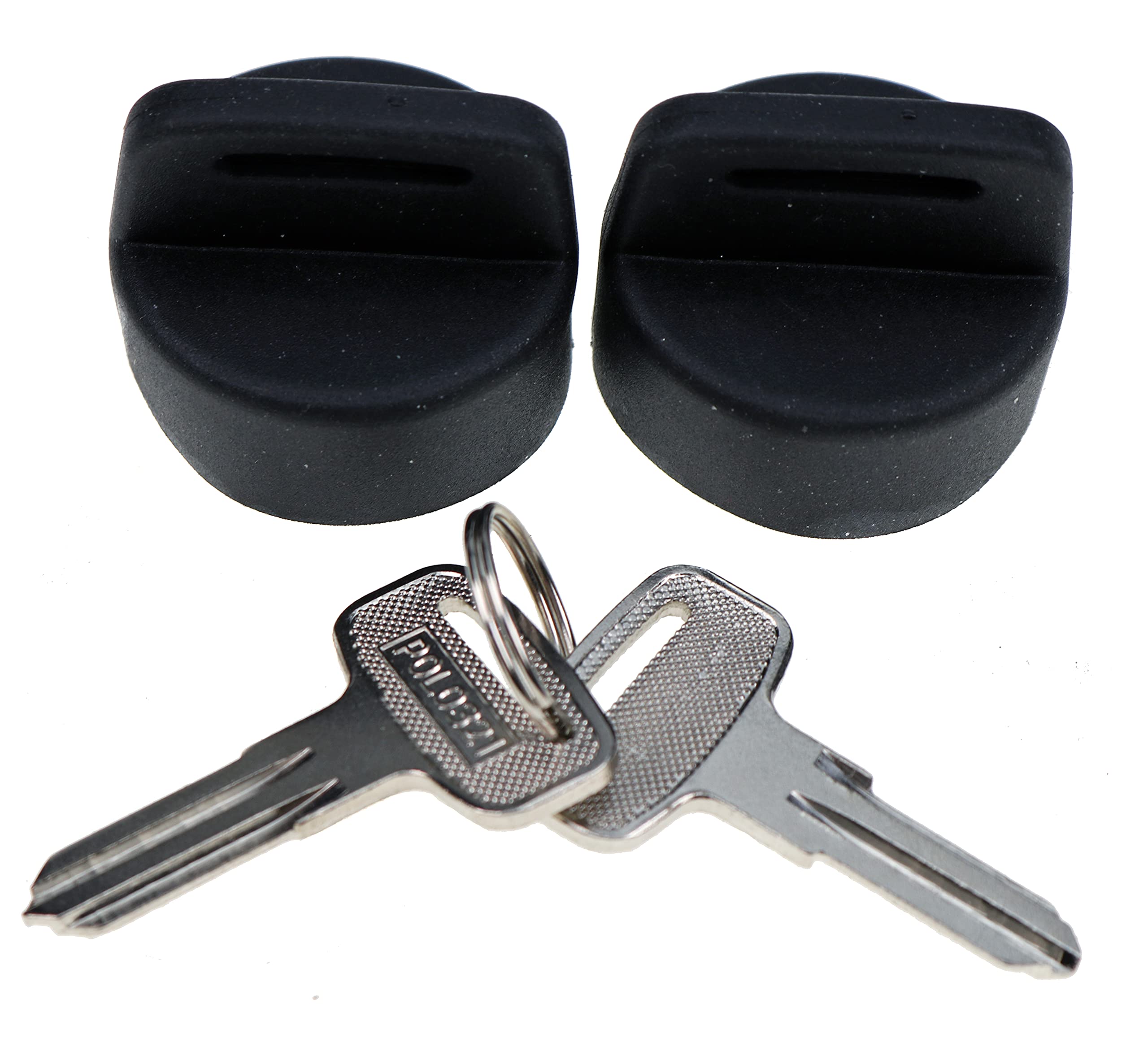 Jeenda 2Pcs Atv Blank Key 4010321 With Two Ignition Key Cover 5433534 Compatible With Polaris 22/23/27/28 Series Magnum 325/330/